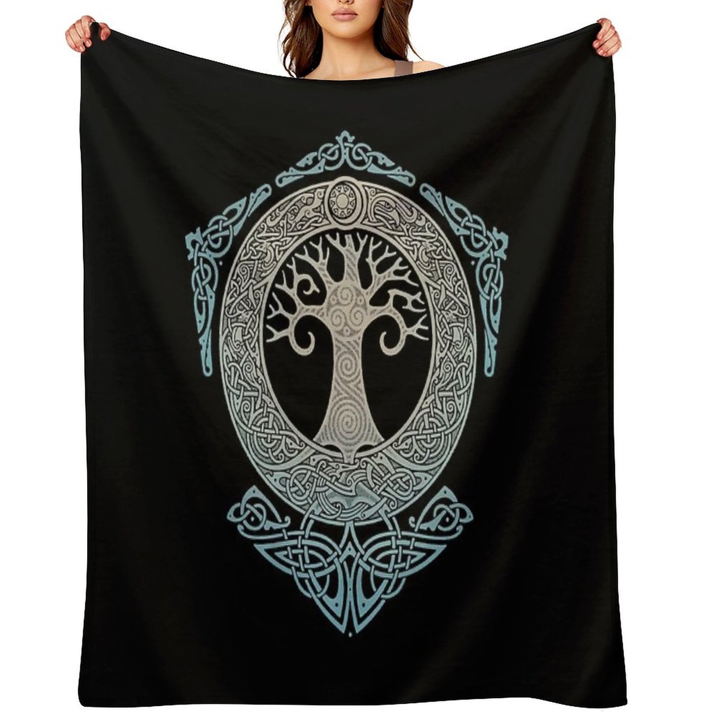 YGGDRASIL.TREE OF LIFE. Durable Throw Blanket
