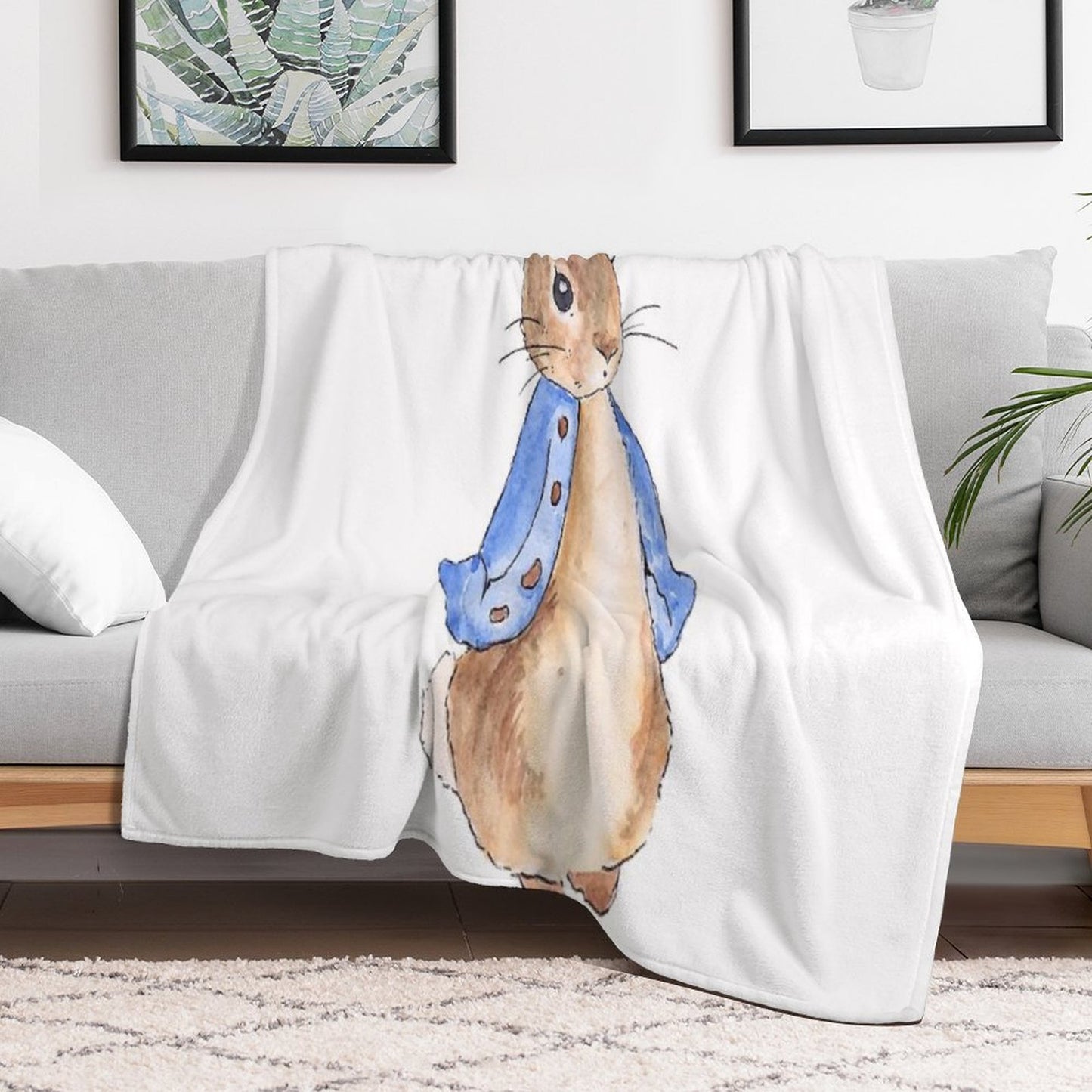 Peter Rabbit Easy Care Throw Blanket