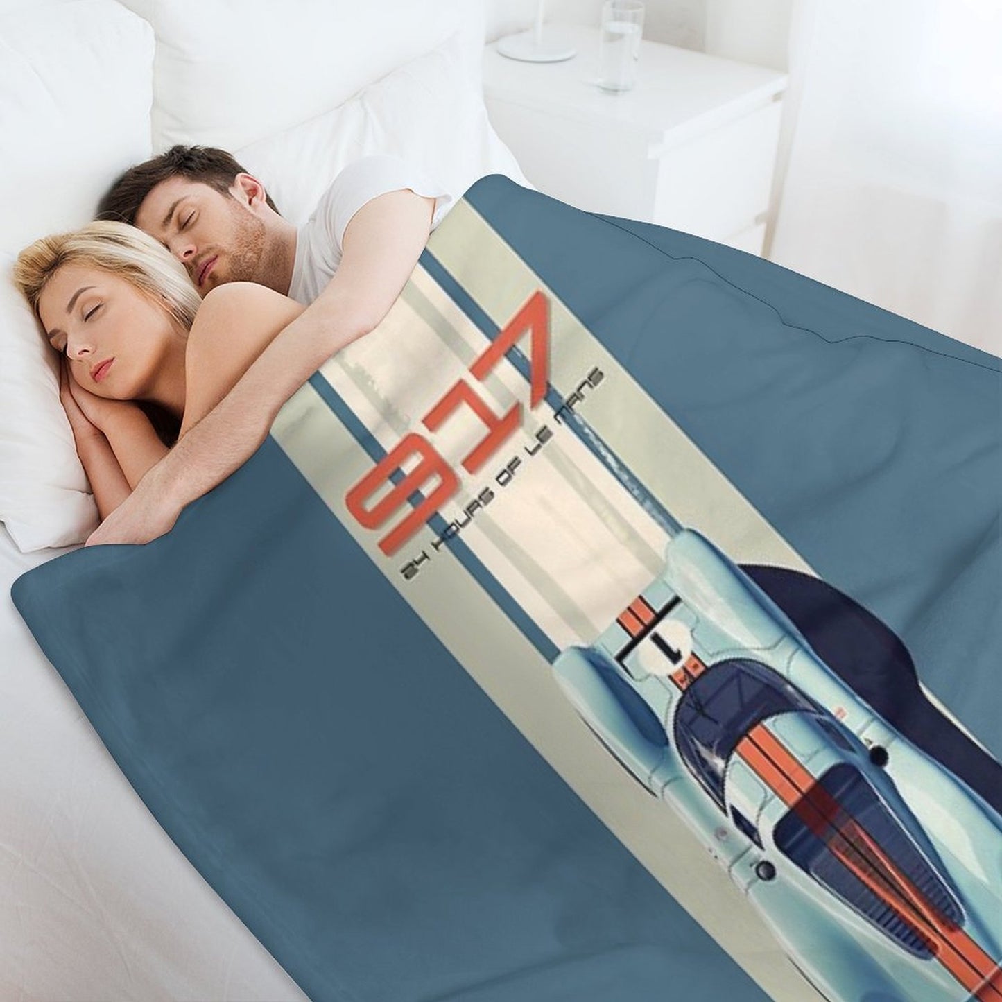 Porsche 917 24 Hours of Le Mans Race Car Gift-ready Throw Blanket