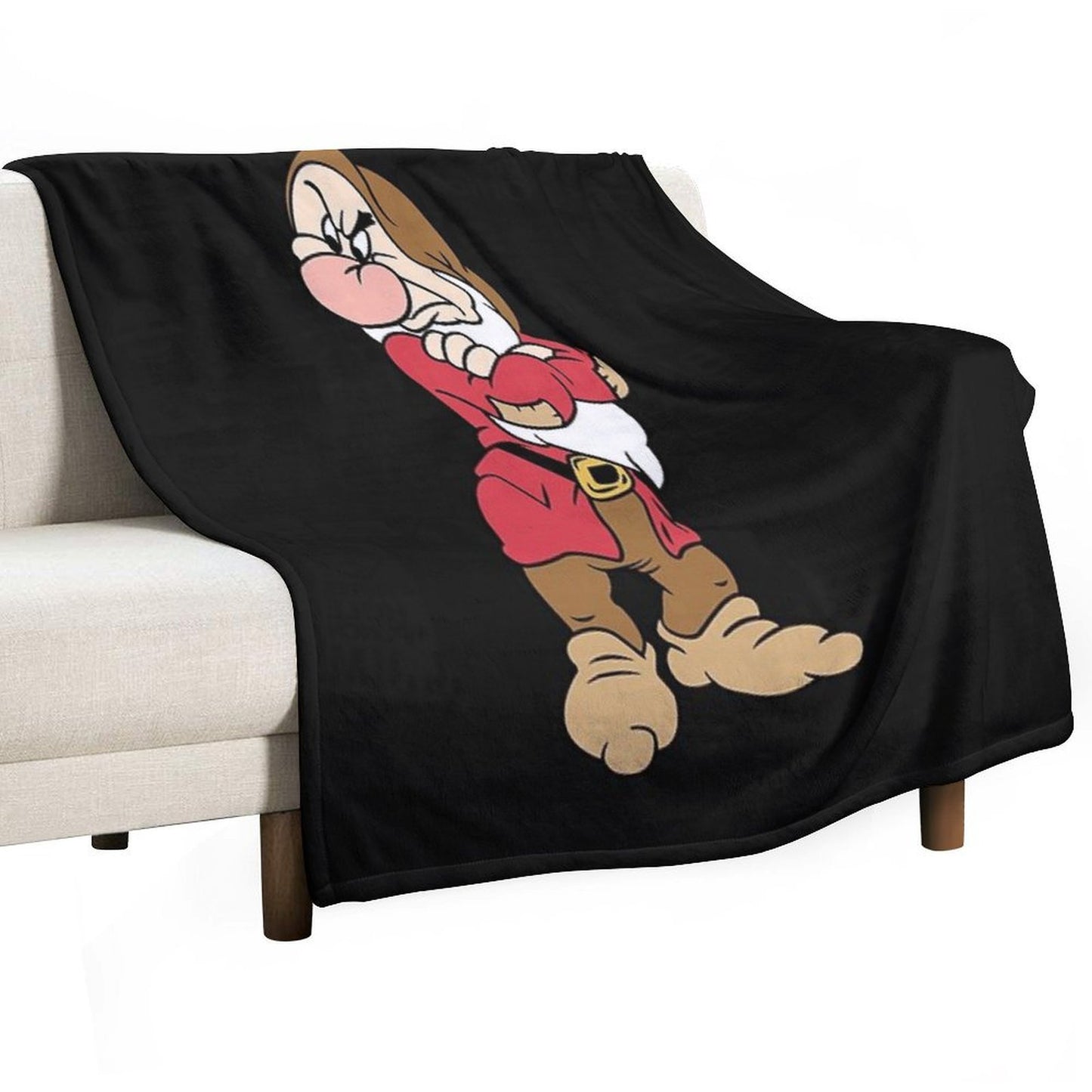 GRUMPY SNOW WHITE AND THE SEVEN DWARFS Premium Throw Blanket