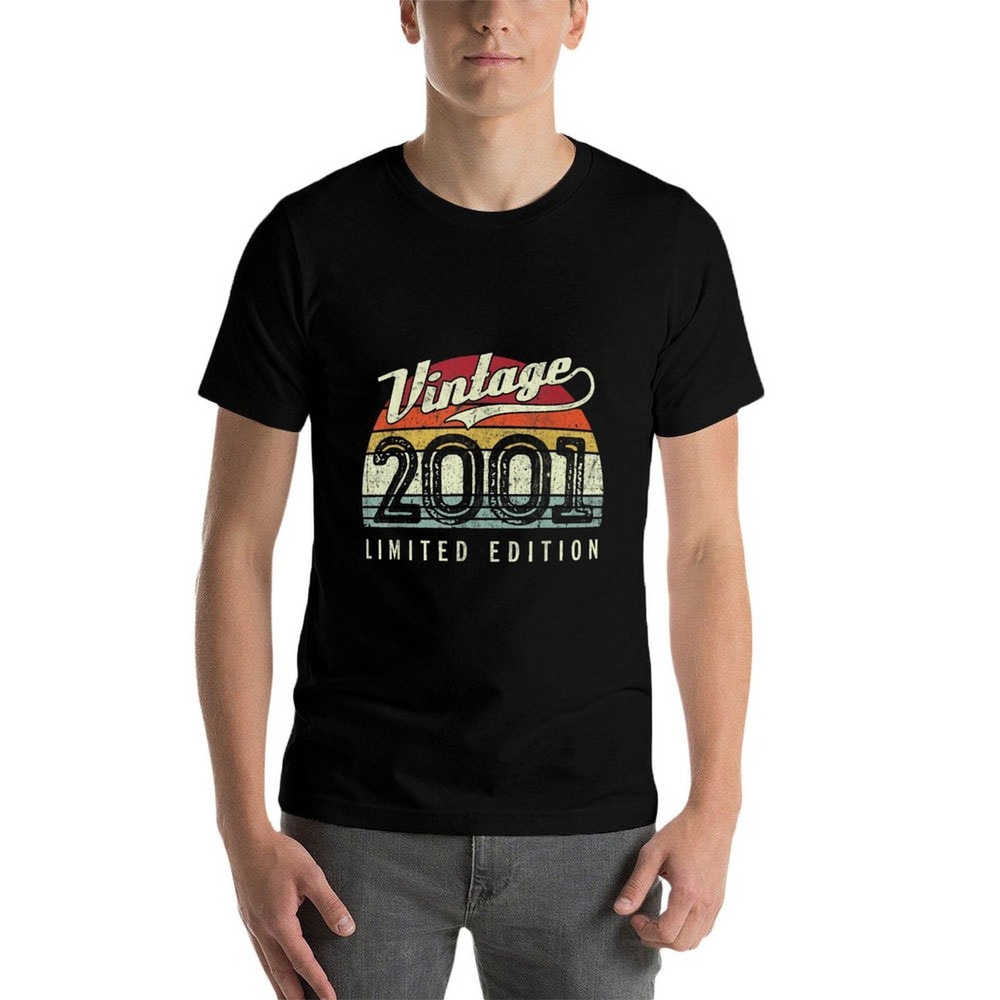 Vintage 2001 Limited Edition 21 Years Old 21st Birthday Wrinkle-resistant T-Shirt
