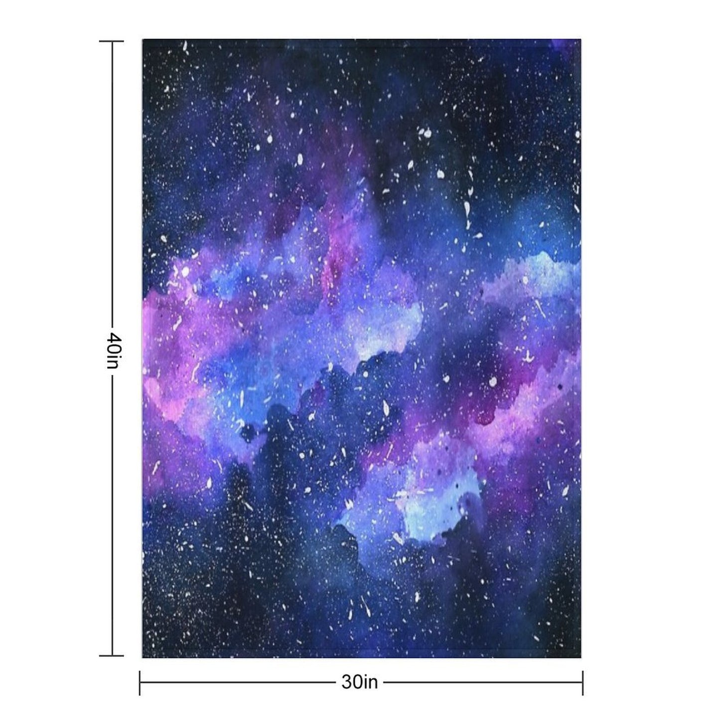 Galaxy Easy Care Throw Blanket