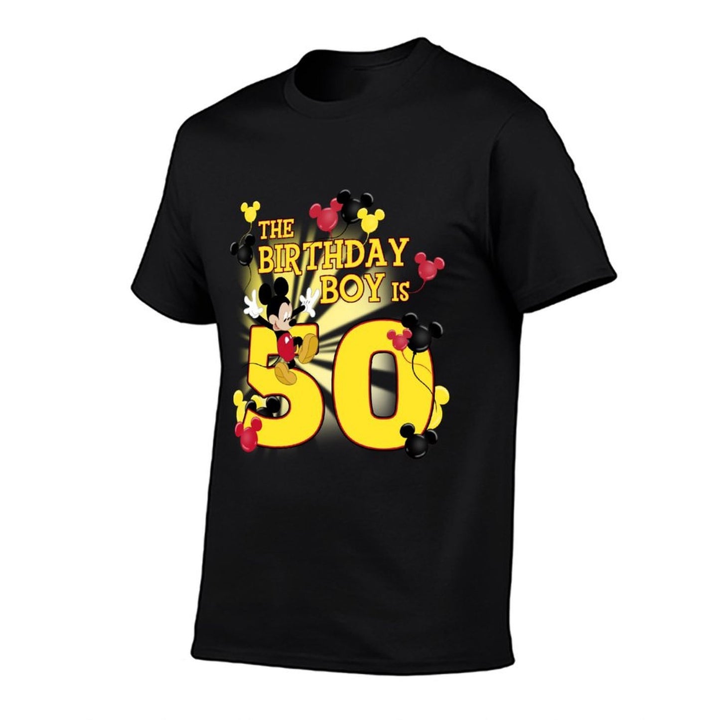 Disney Mickey And Friends Mickey 50th Birthday Boy Quick-drying T-Shirt