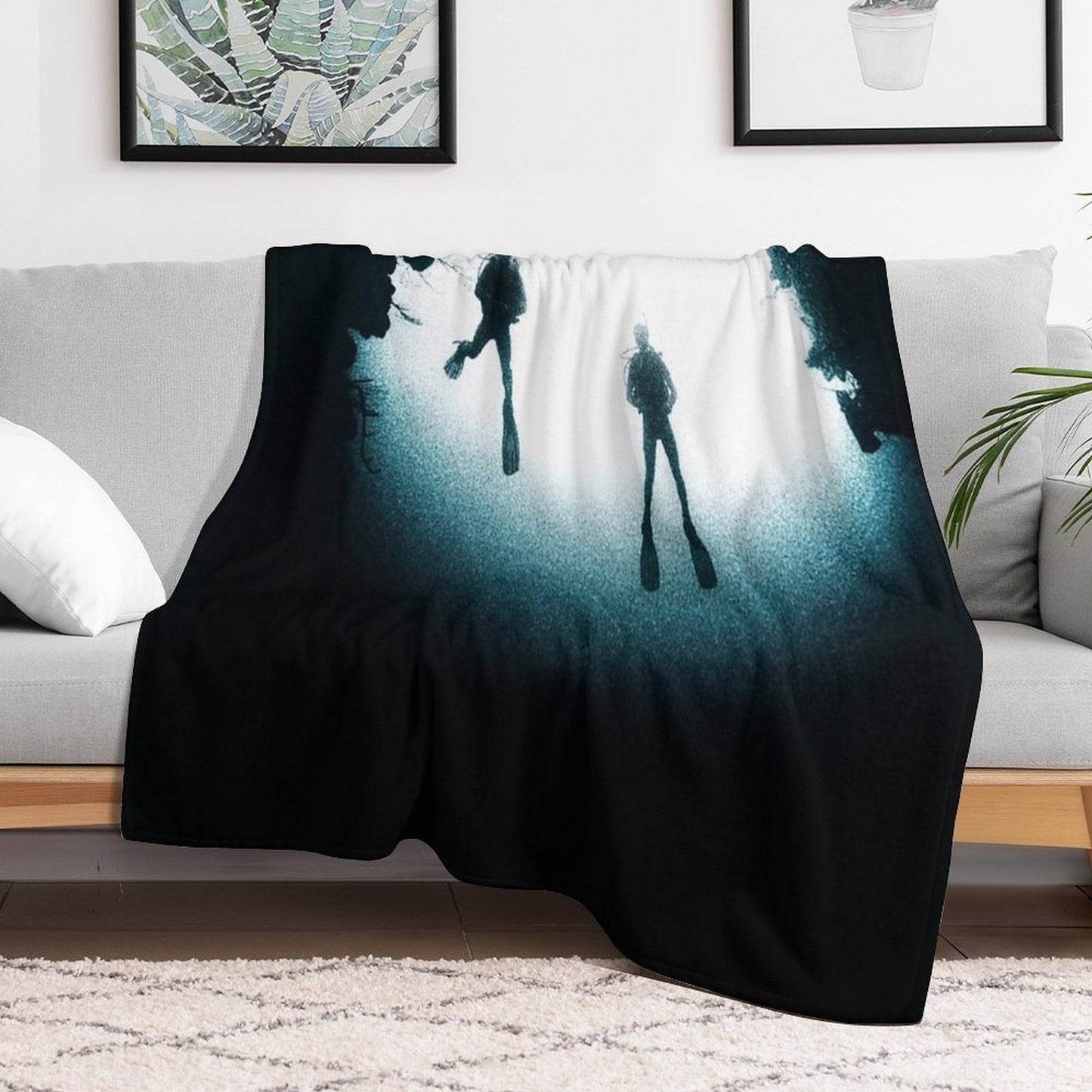 Deep Dive Anti-pilling Throw Blanket