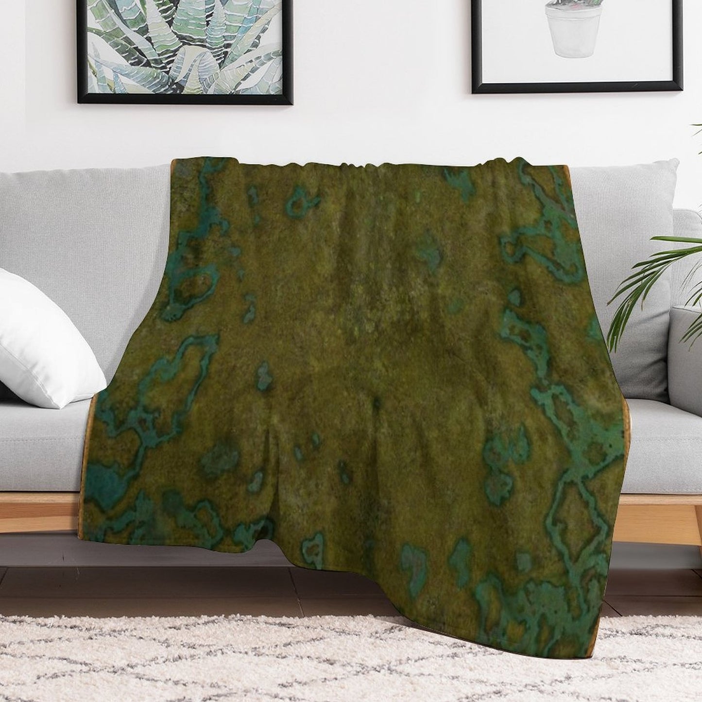 Highland Swamp 001 Battle Map for Tabletop Gaming Miniatures RPG Quick-dry Throw Blanket