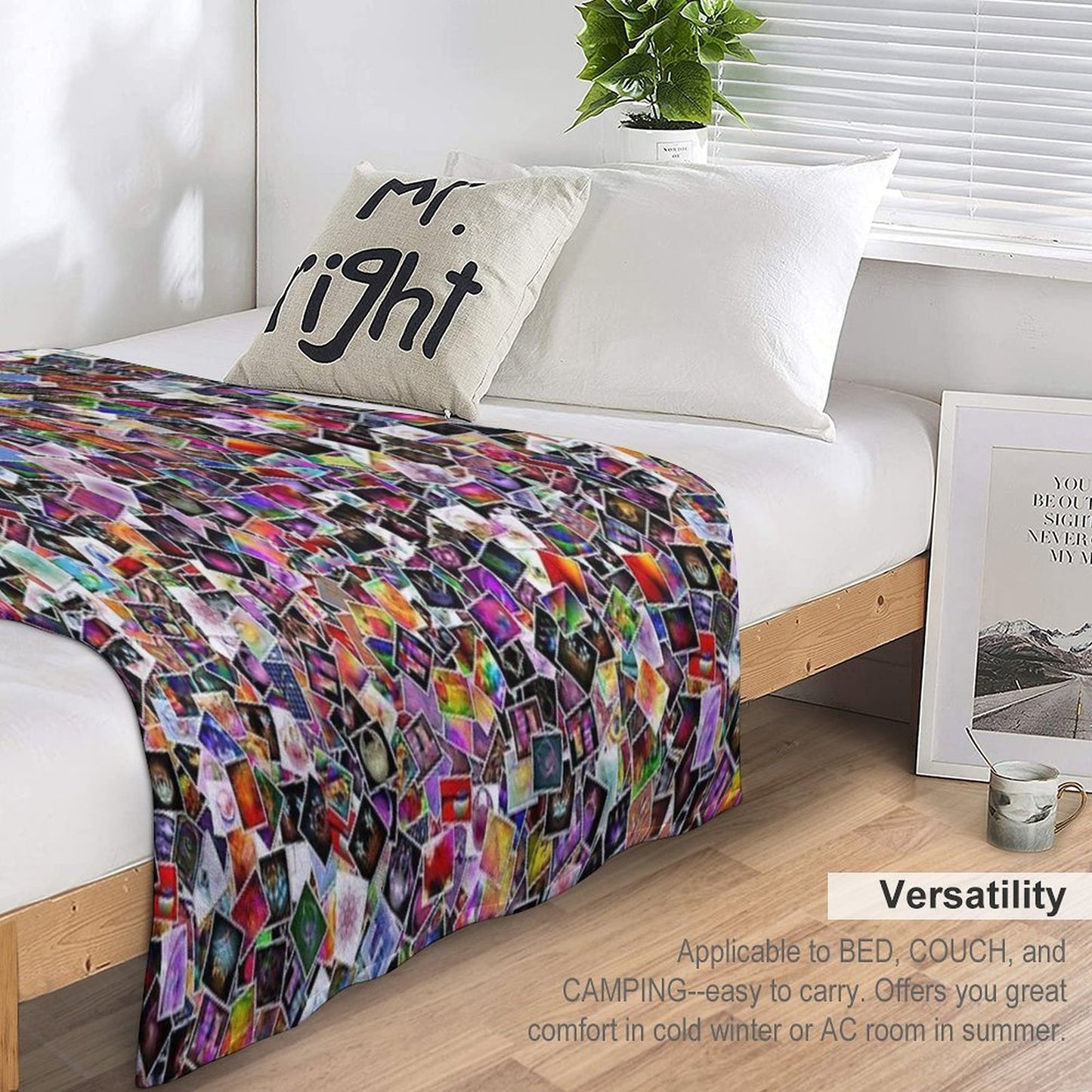 Collage Mania-Available As Art Prints-Mugs,Cases,Duvets,T Shirts,Stickers,etc Velvety-soft Throw Blanket