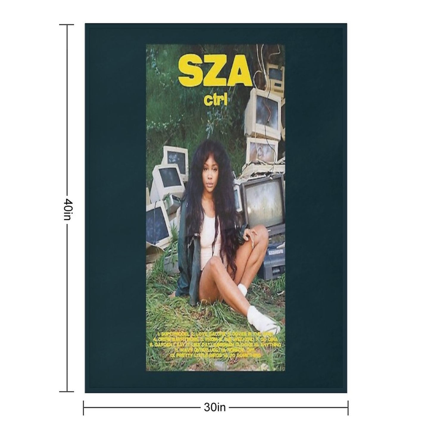 SZA And TV All-season Throw Blanket