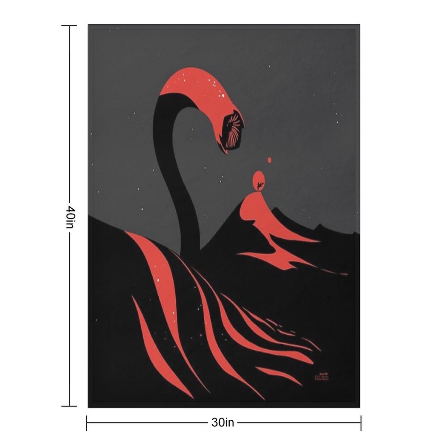 Sandworm. Dune Easy Care Throw Blanket