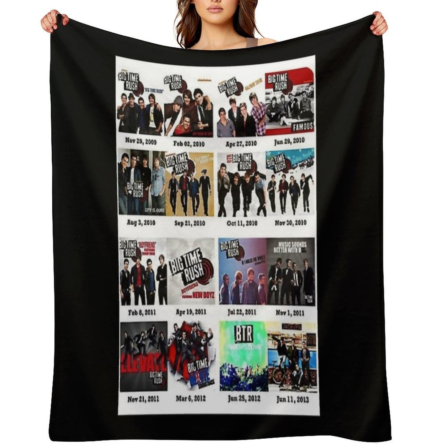 Band Famous Pictures Logo Poster Shrink-resistant Throw Blanket