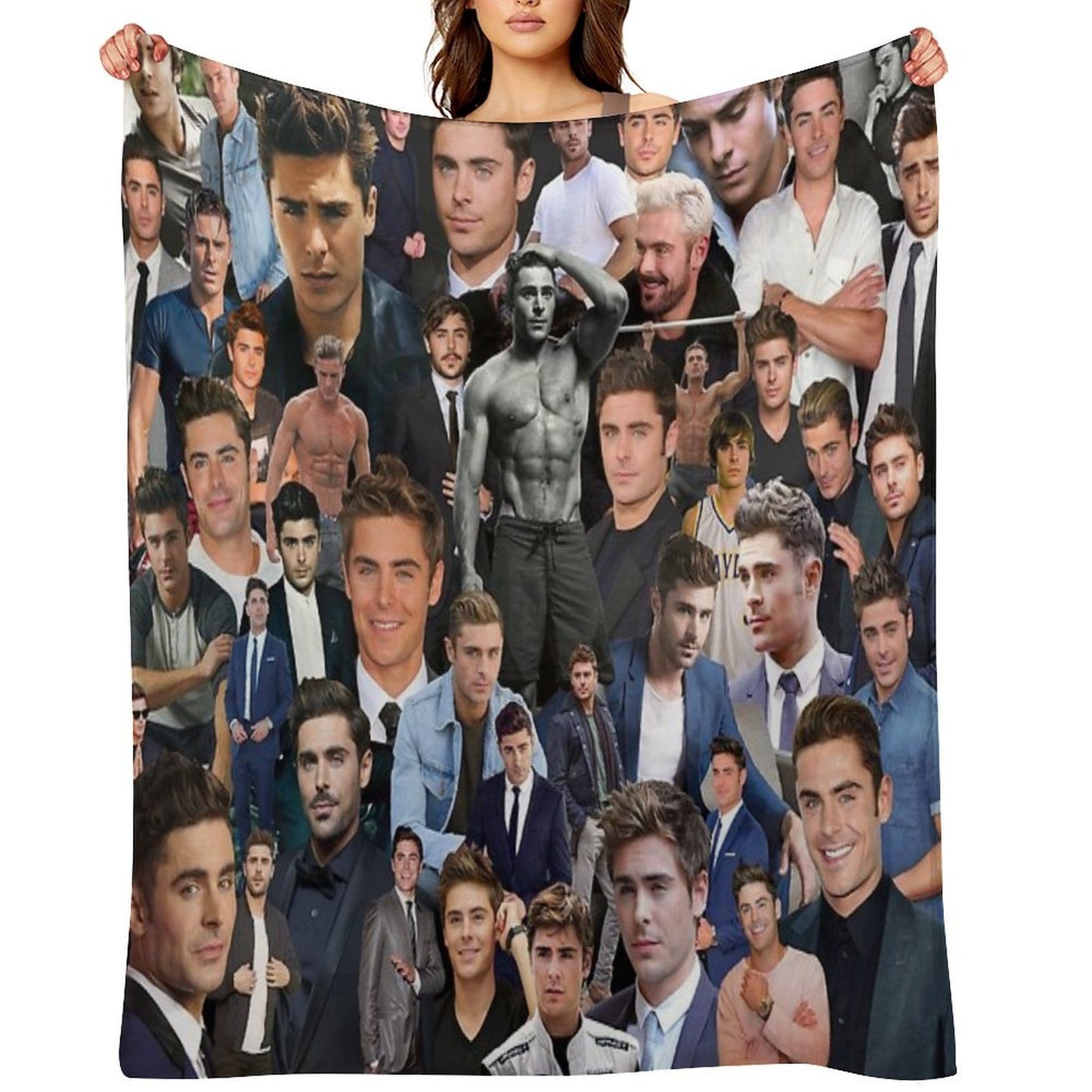 Zac Efron Eco-conscious Throw Blanket