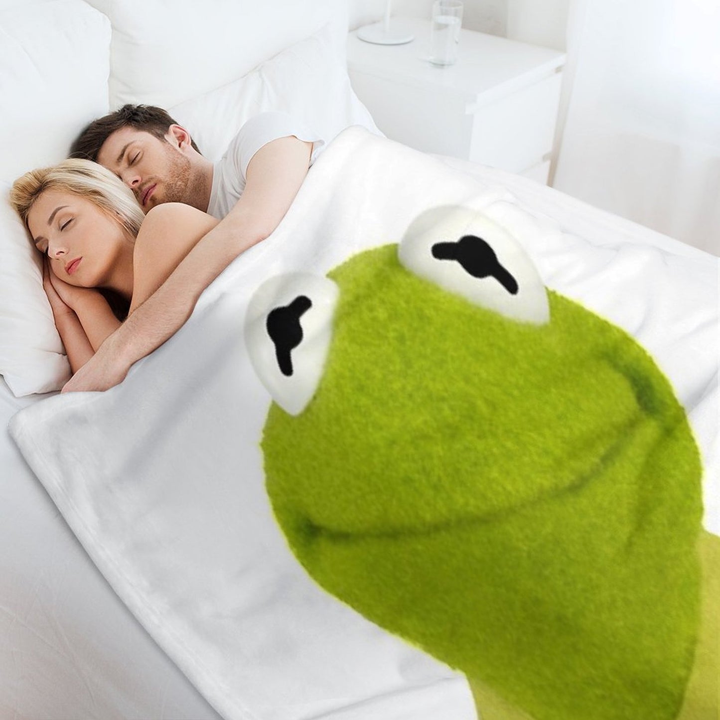 Kermit The Frog Velvety-soft Throw Blanket