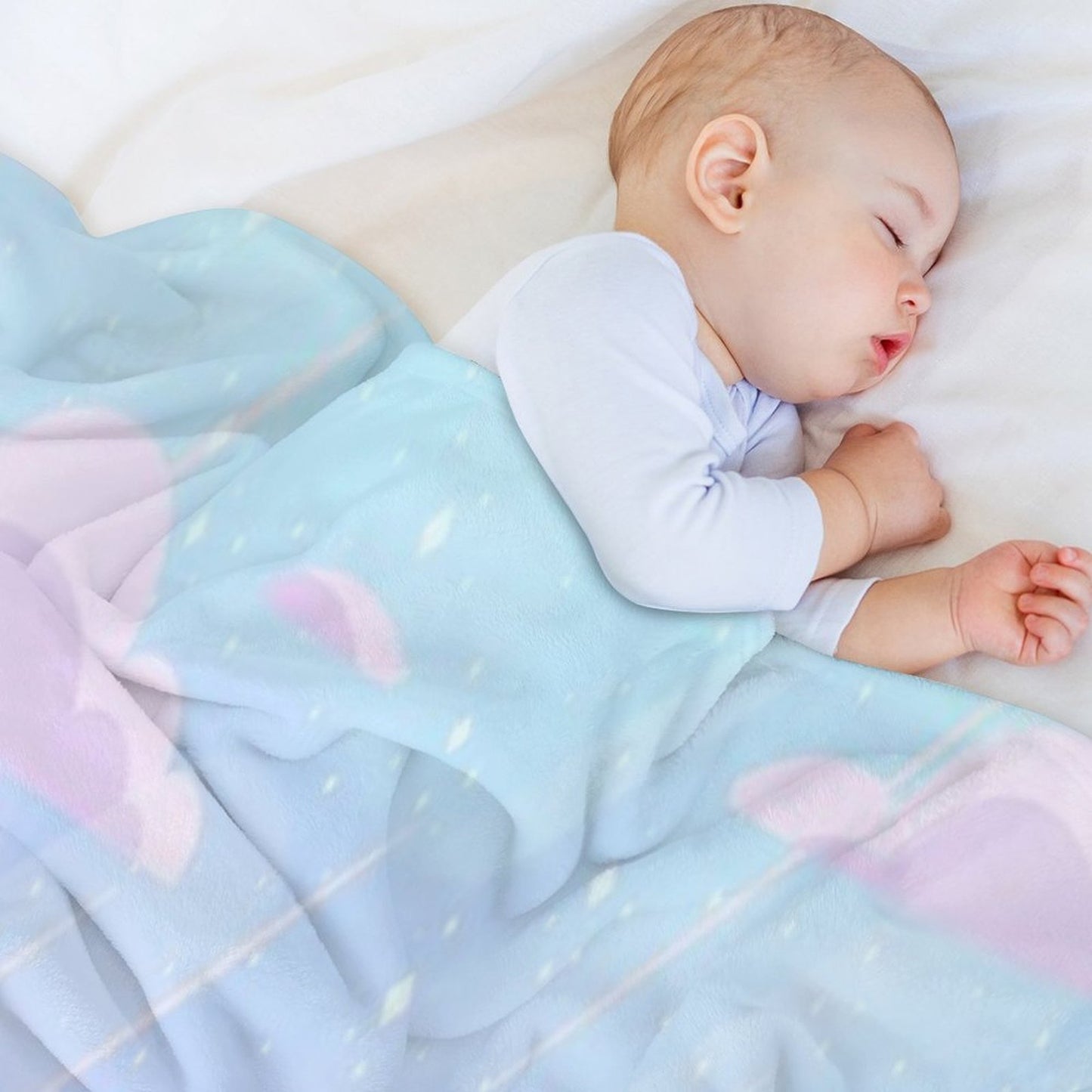 Pastel Heaven Eco-conscious Throw Blanket