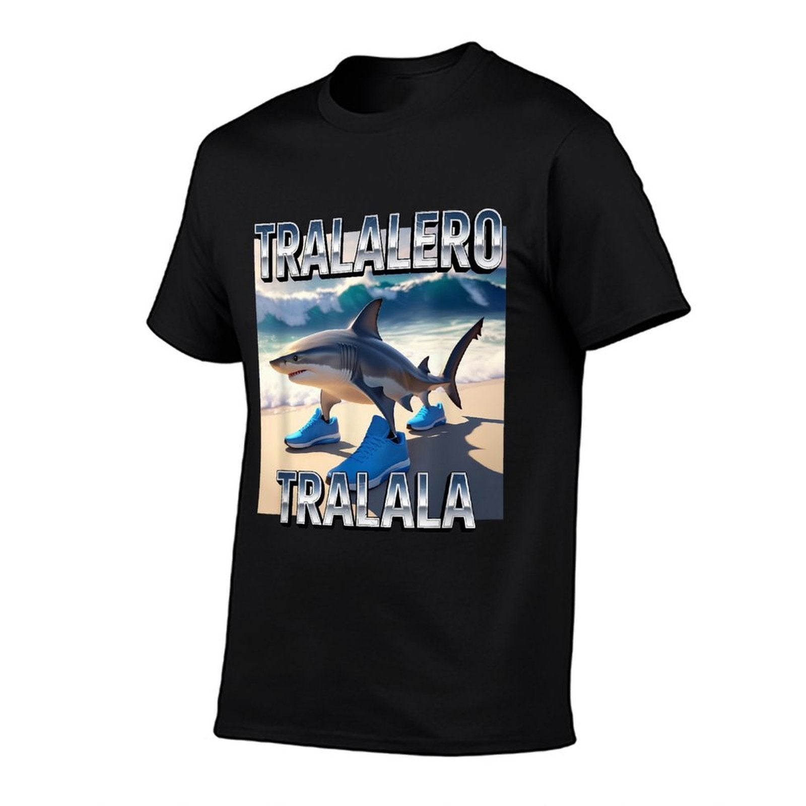 Tralalero Tralala Shark Meme, Funny Italian Brainrot Meme  Eco-friendly Material T-Shirt
