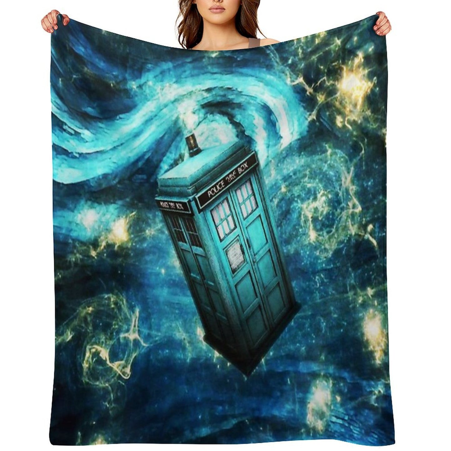 The Starry Night Sustainable Throw Blanket
