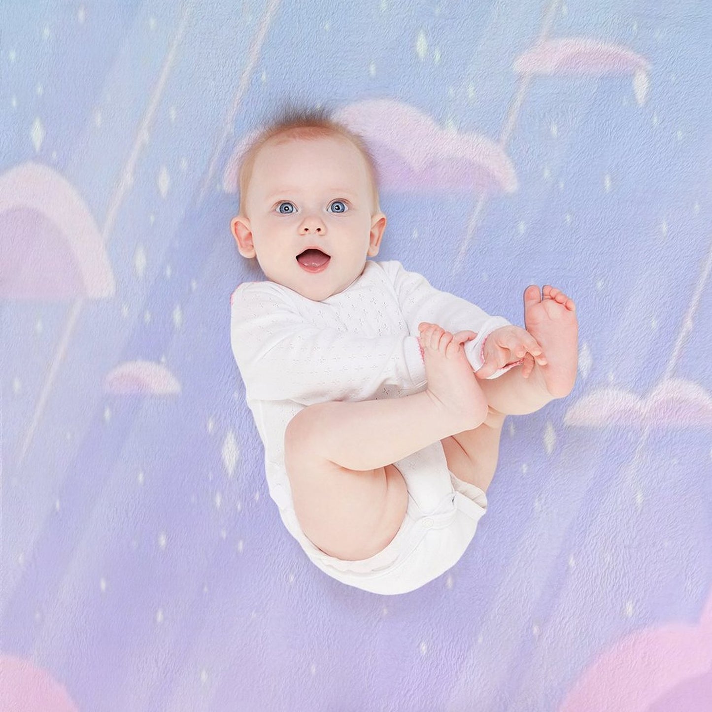 Pastel Heaven Eco-conscious Throw Blanket