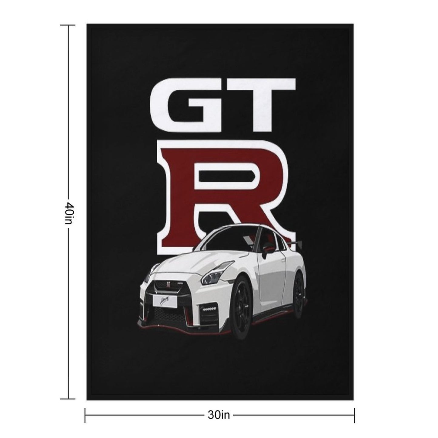 Nissan Skyline GTR Eco-conscious Throw Blanket
