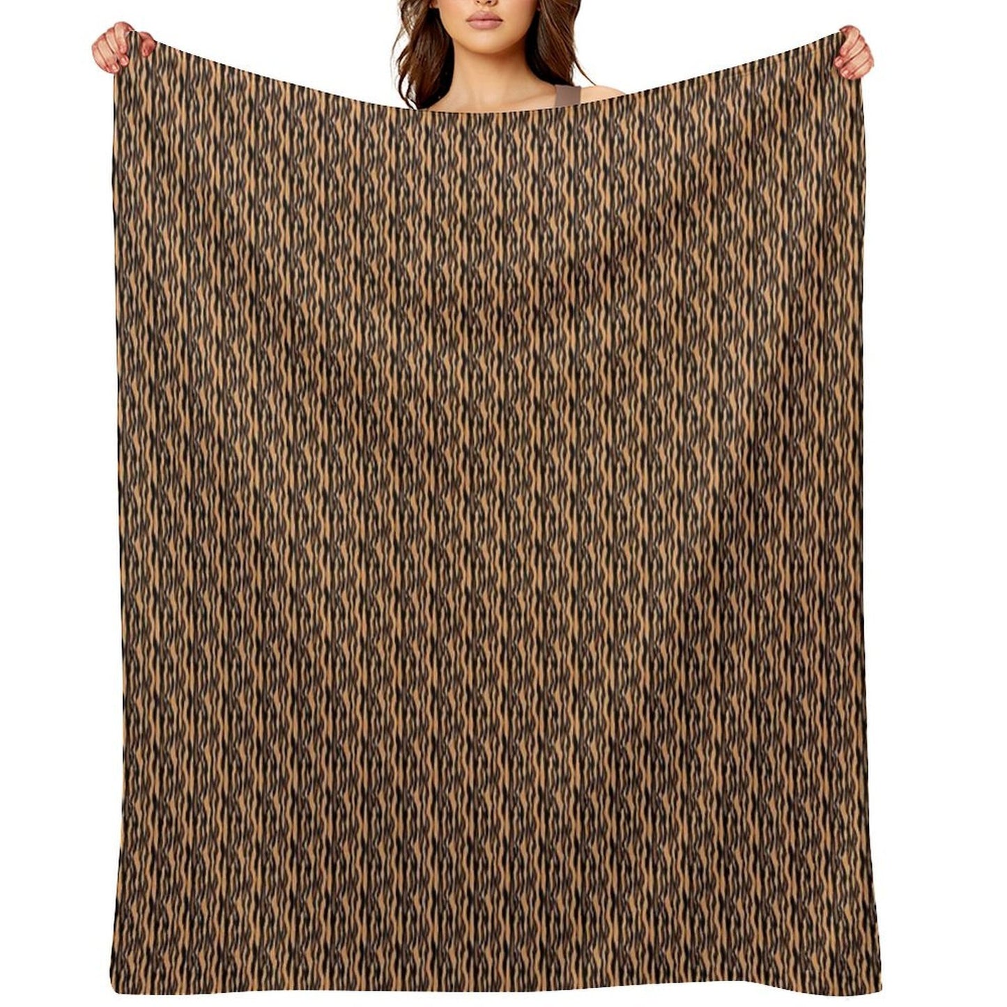 Tiger Animal Print Comfort Throw Blanket