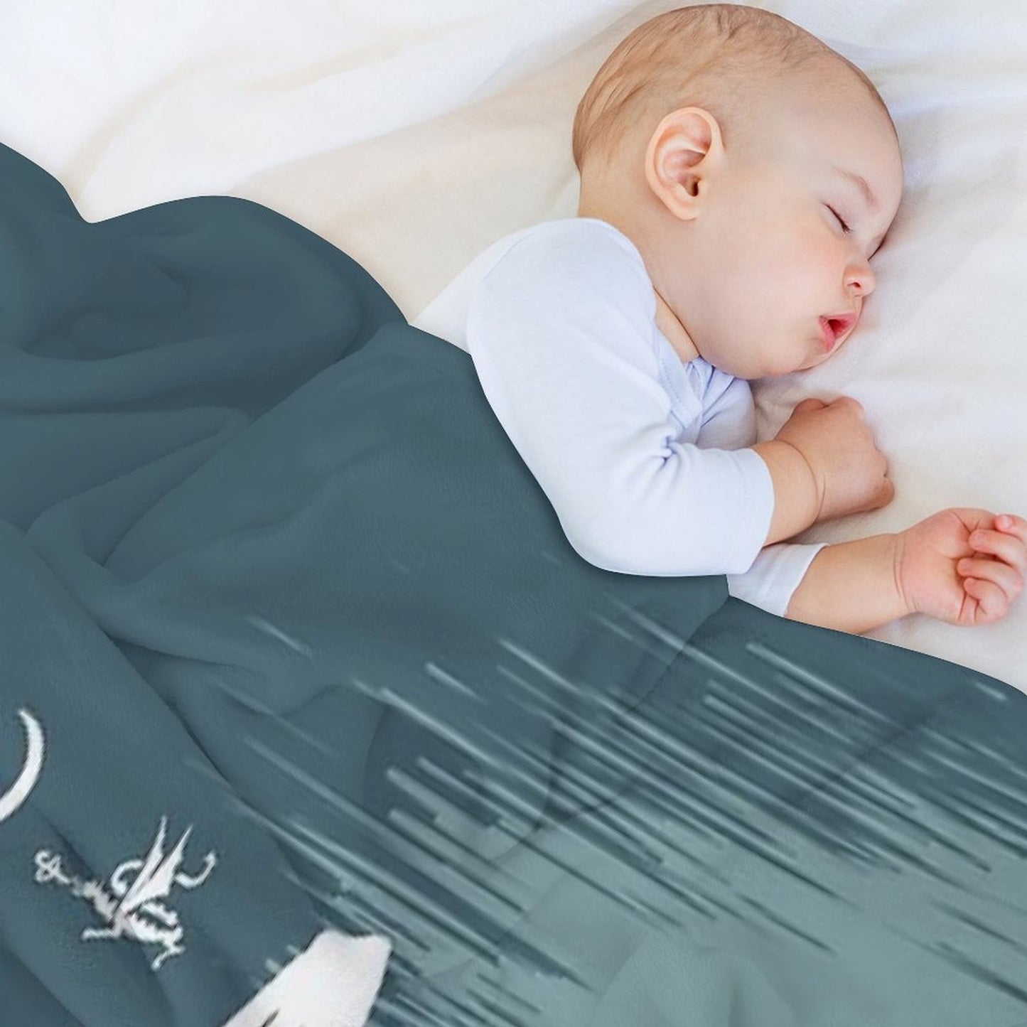 Midnight Forest Mountain Path in The Style of J.R.R.Tolkien Easy Care Throw Blanket