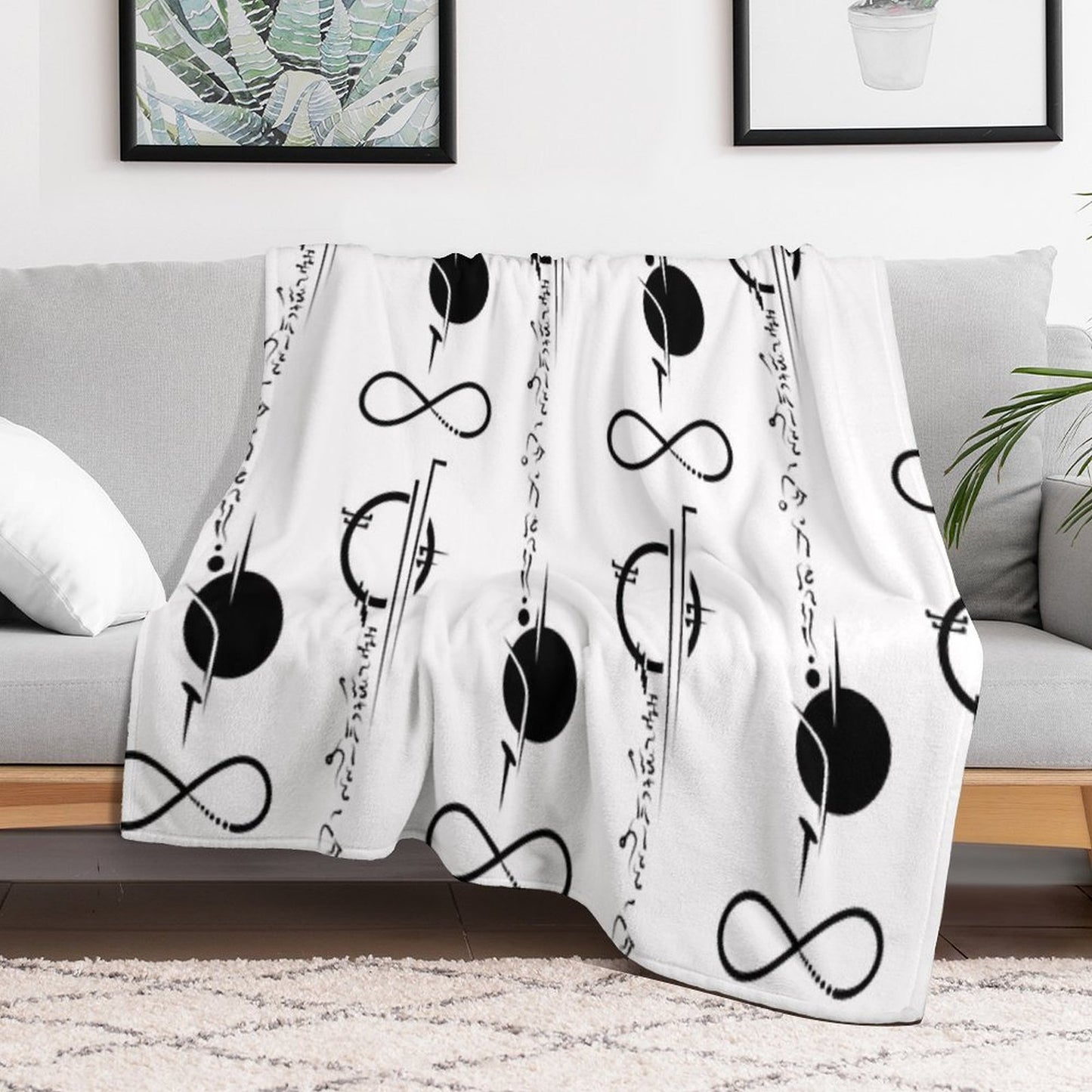 Commander Tattoo Easy Care Throw Blanket