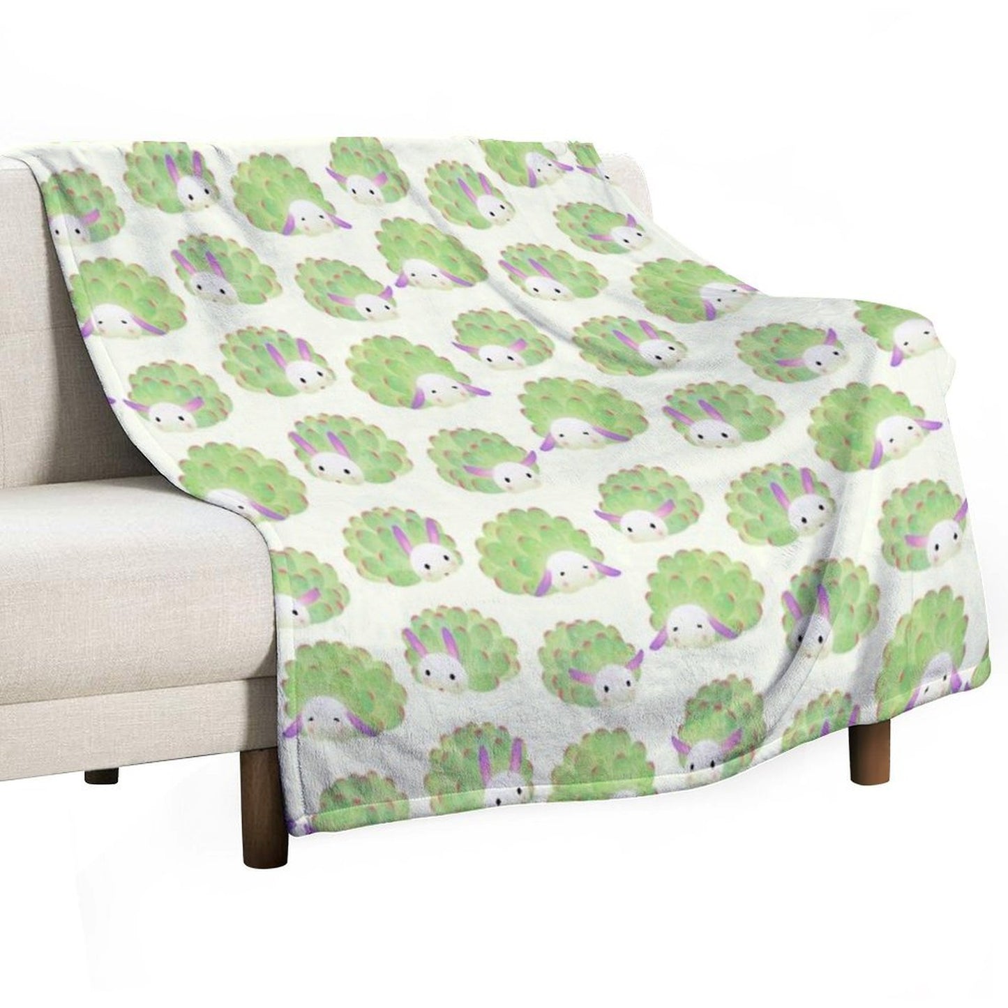 Sea Sheep Plush Throw Blanket