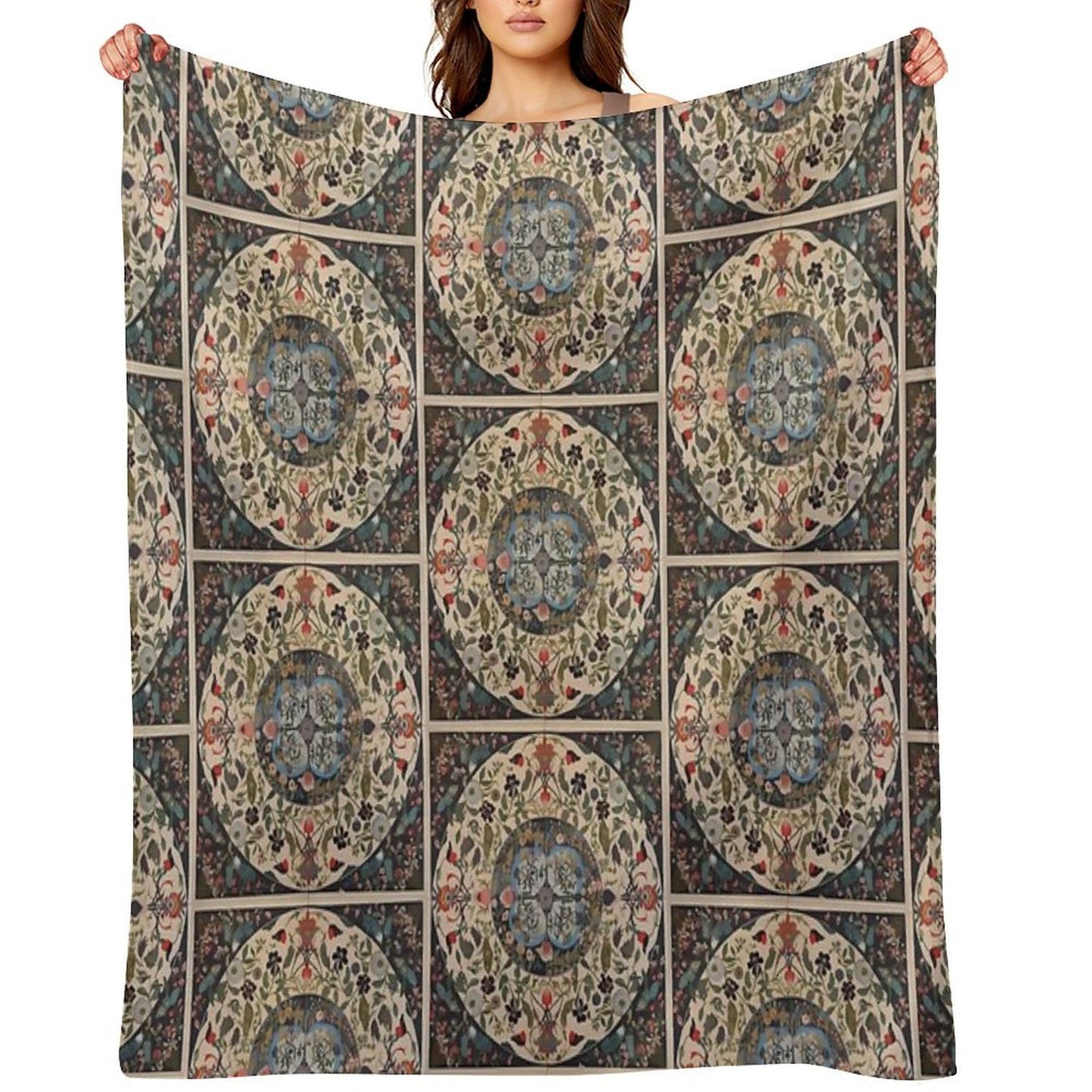 Vintage Art And Craft Styles Gift-ready Throw Blanket