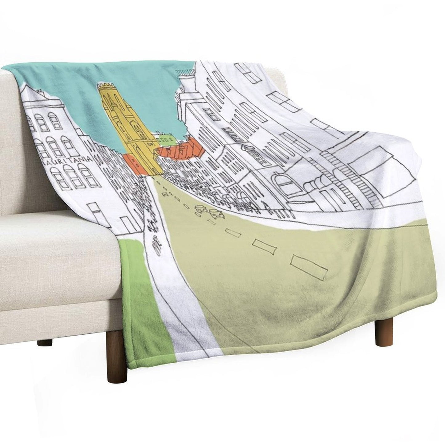 Park Street, Bristol, UK Shrink-resistant Throw Blanket