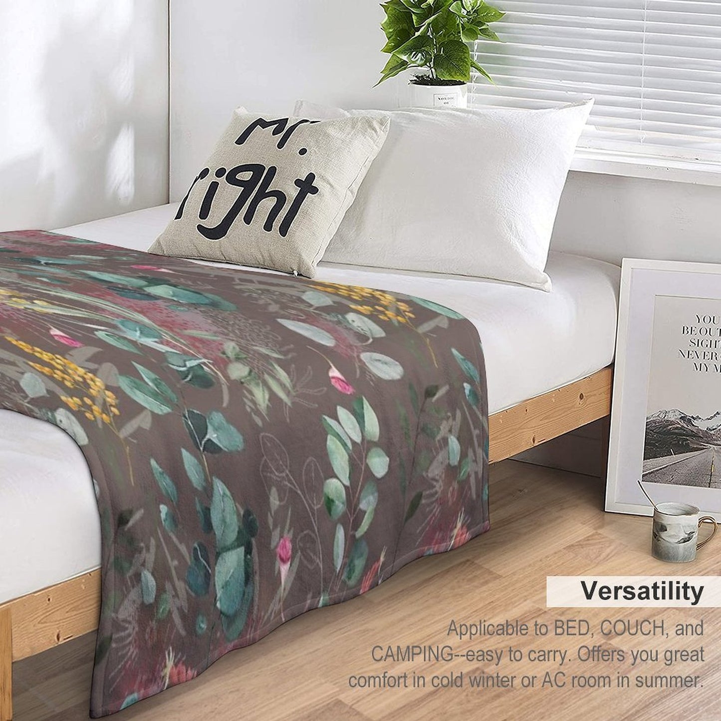 Australian Botanical Easy Care Throw Blanket