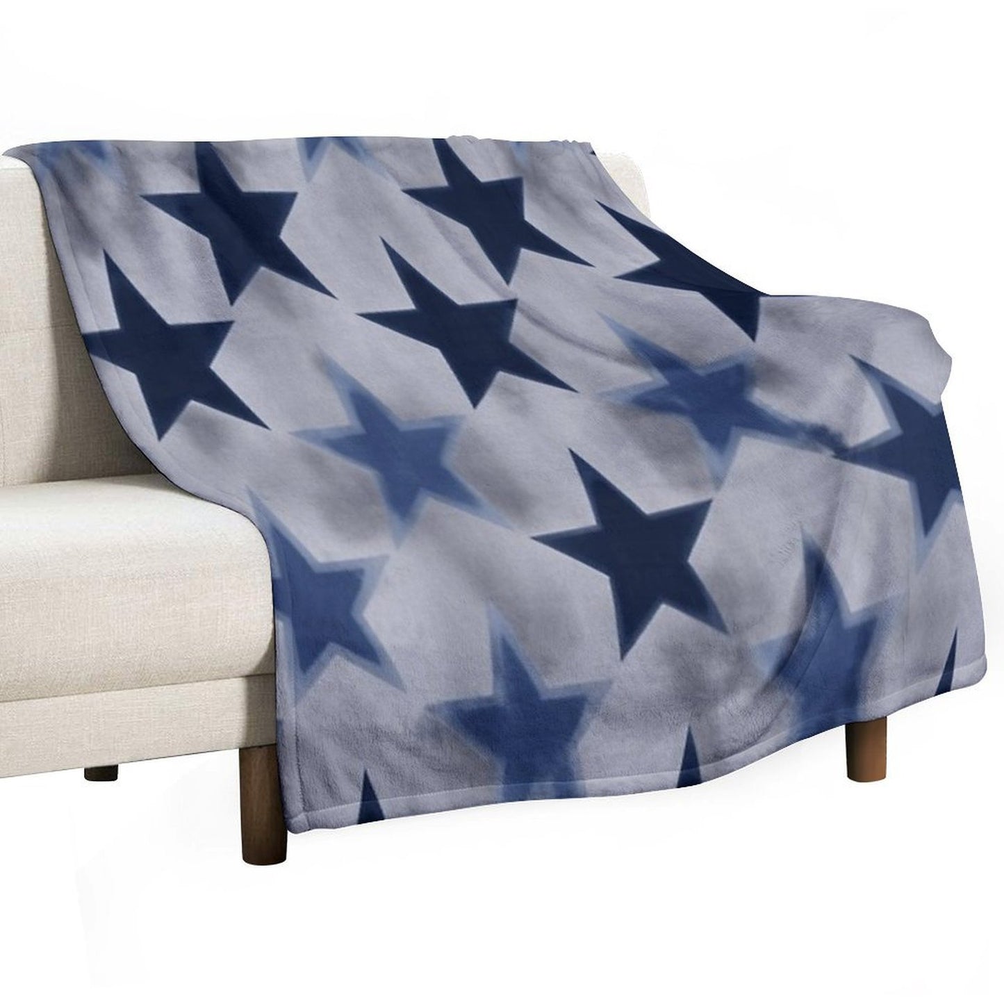 Star Pattern Machine-washable Throw Blanket