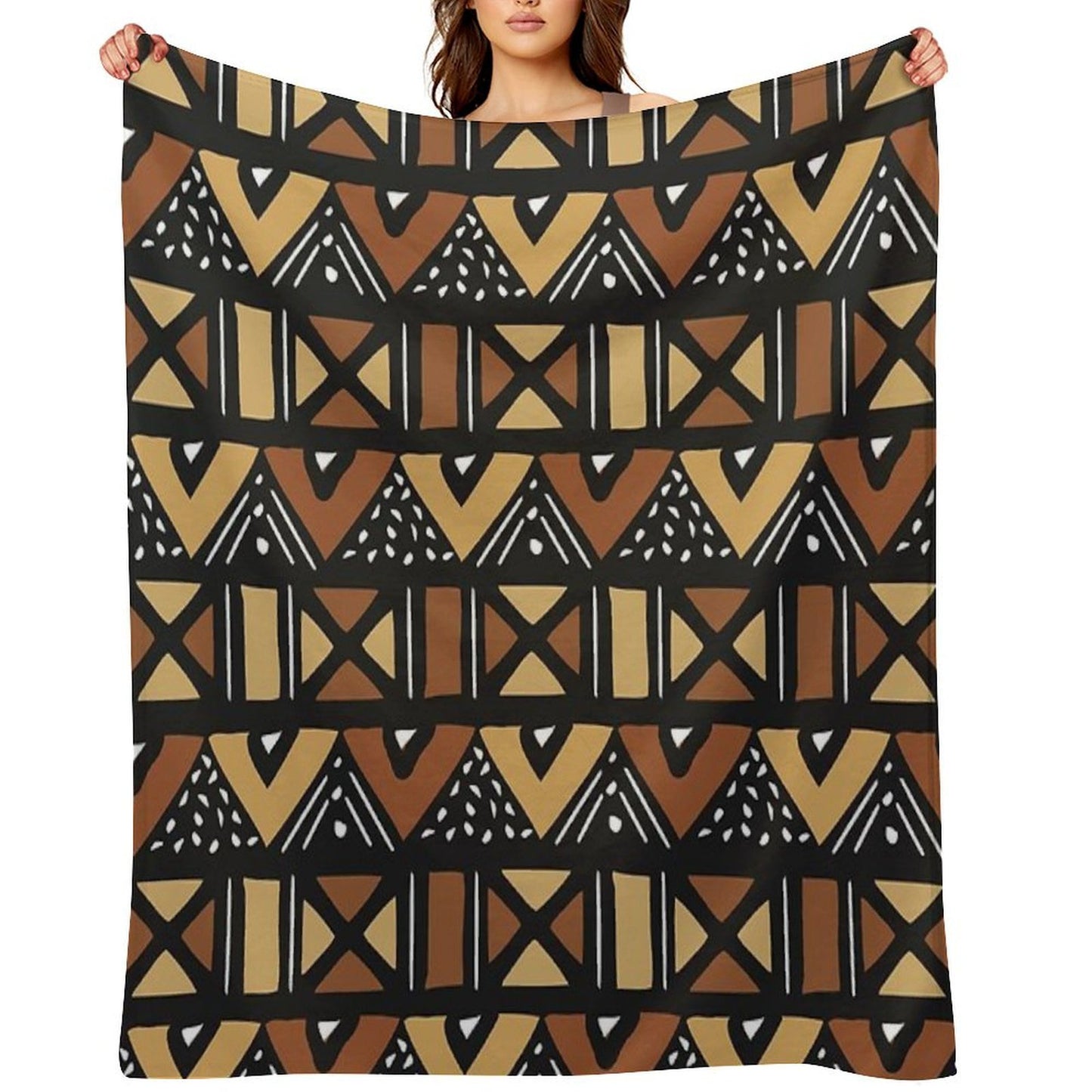 Mud Cloth Mali Eco-conscious Throw Blanket