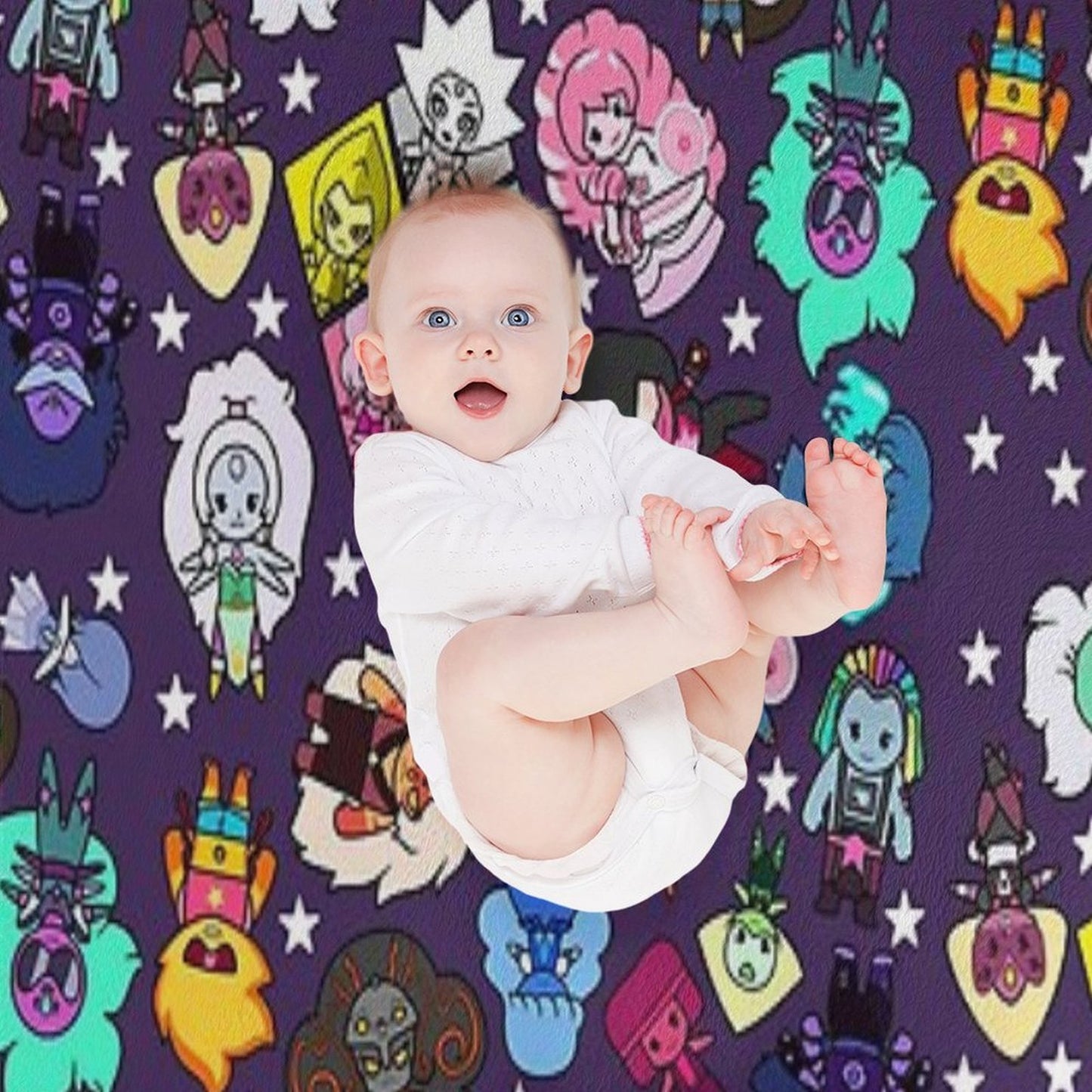 Crystal Gems Lightweight Throw Blanket