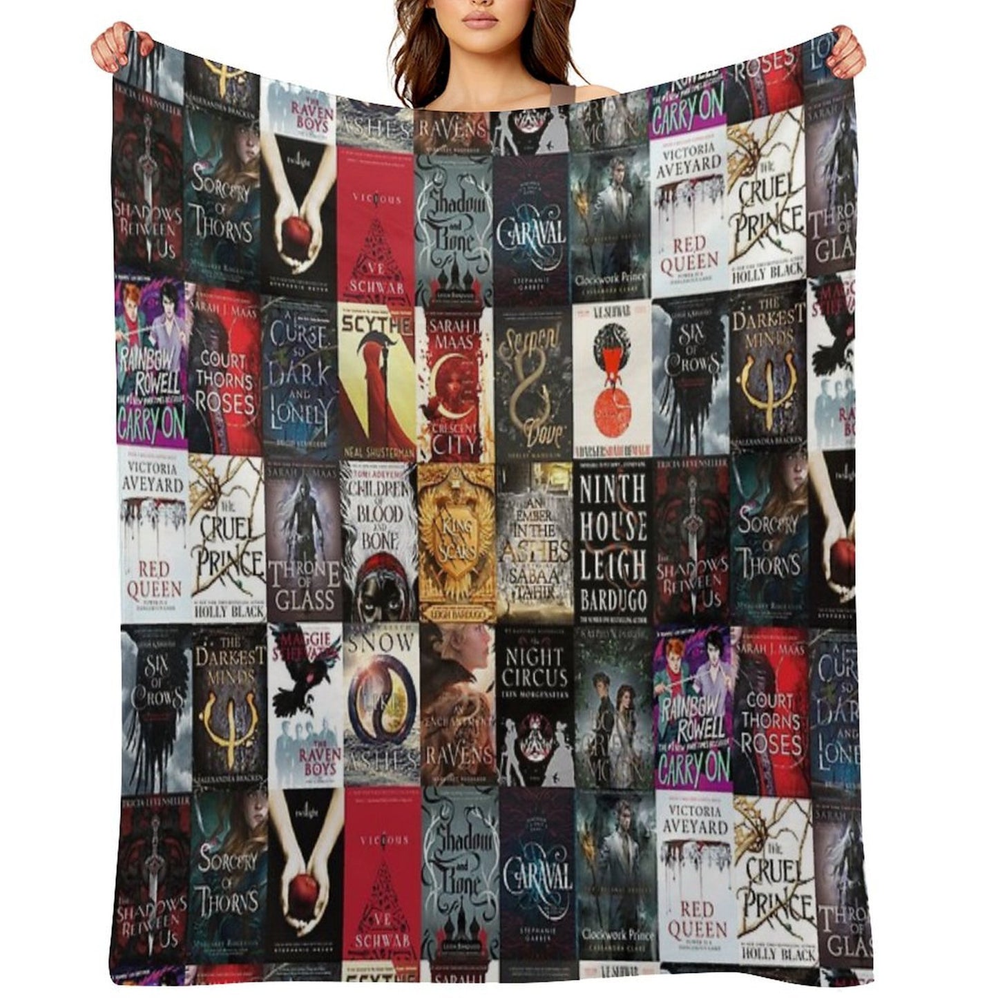 YA Young Adult Fantasy Books Blanket Custom Version 2 Multi-functional Throw Blanket