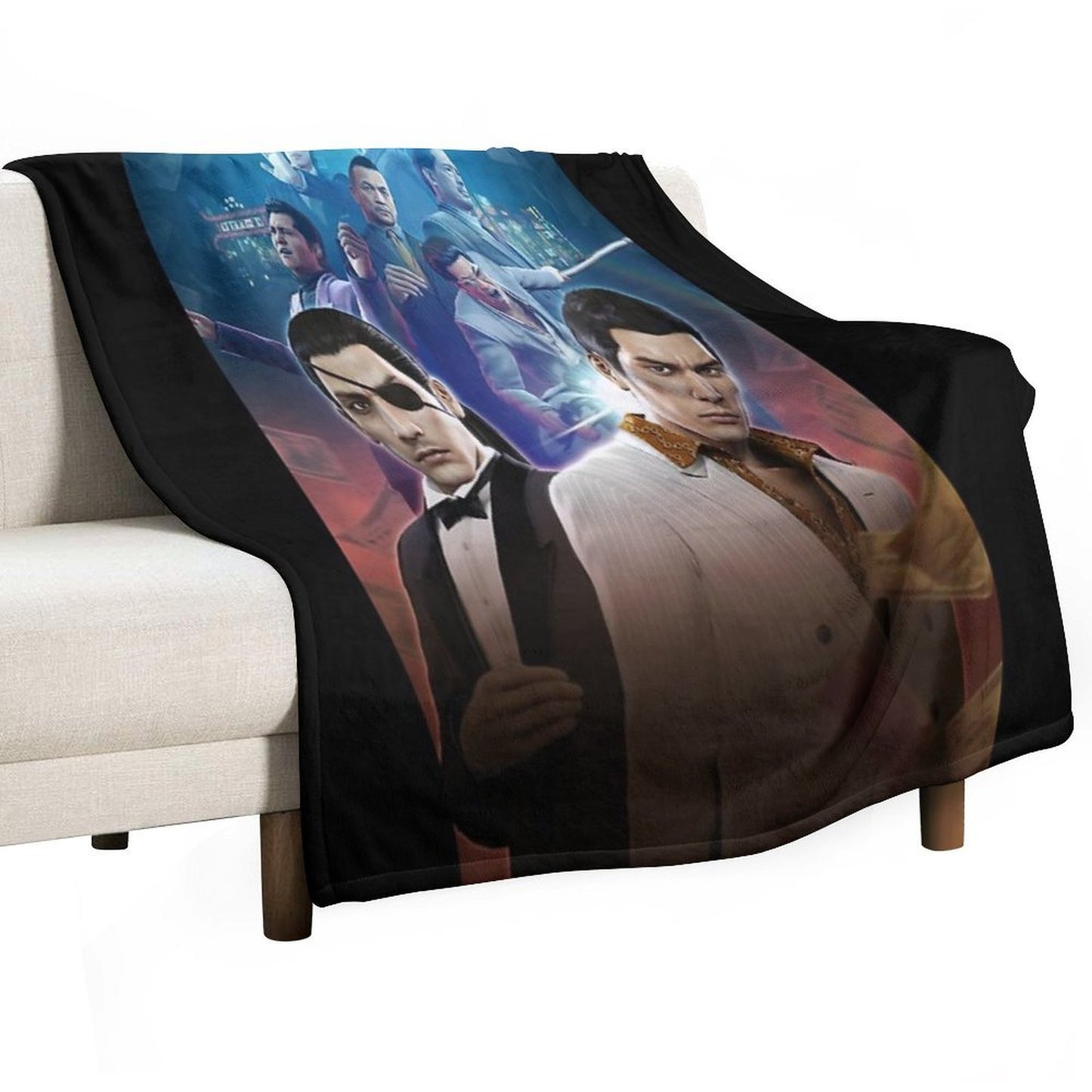 Yakuza 0 Poster Eco-conscious Throw Blanket