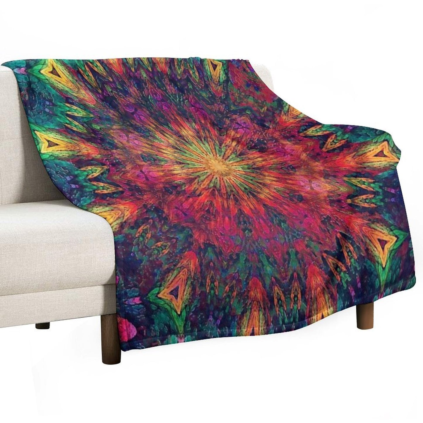 Mandala Love Compact Throw Blanket