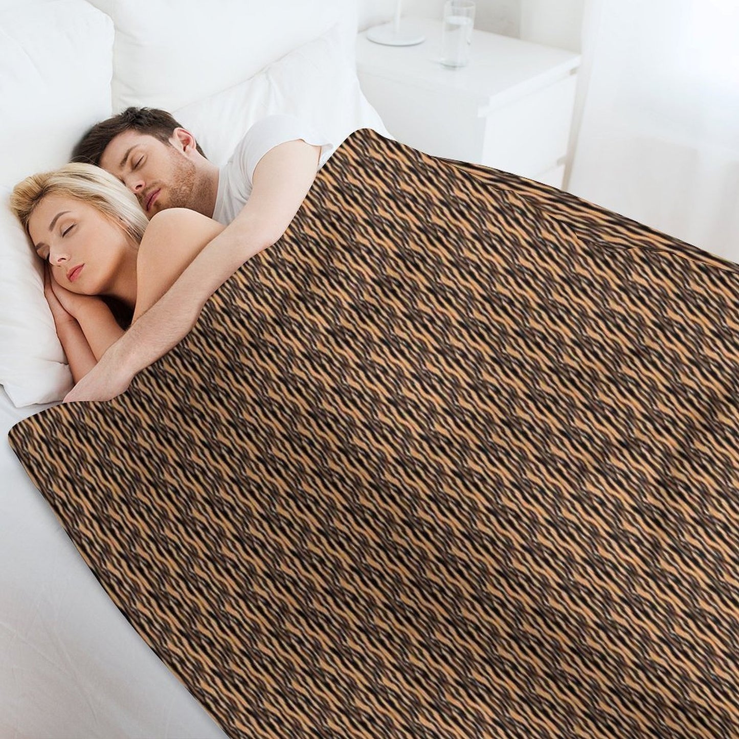 Tiger Animal Print Comfort Throw Blanket