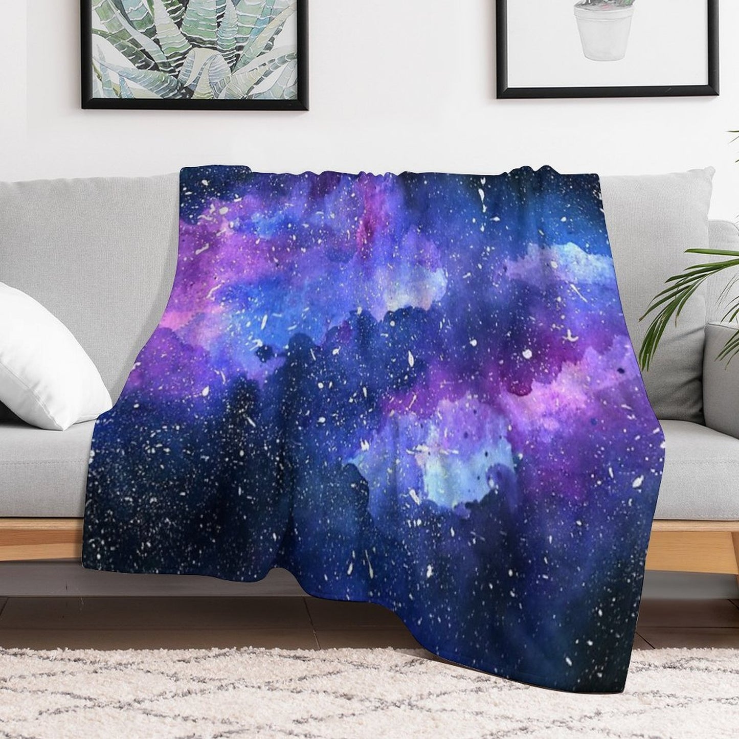 Galaxy Easy Care Throw Blanket