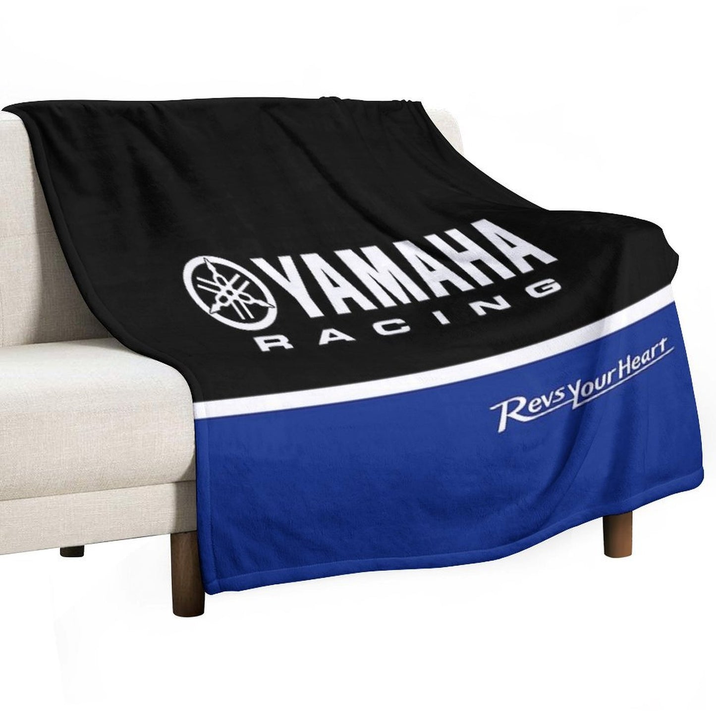 YAMAHA Race Easy Care Throw Blanket