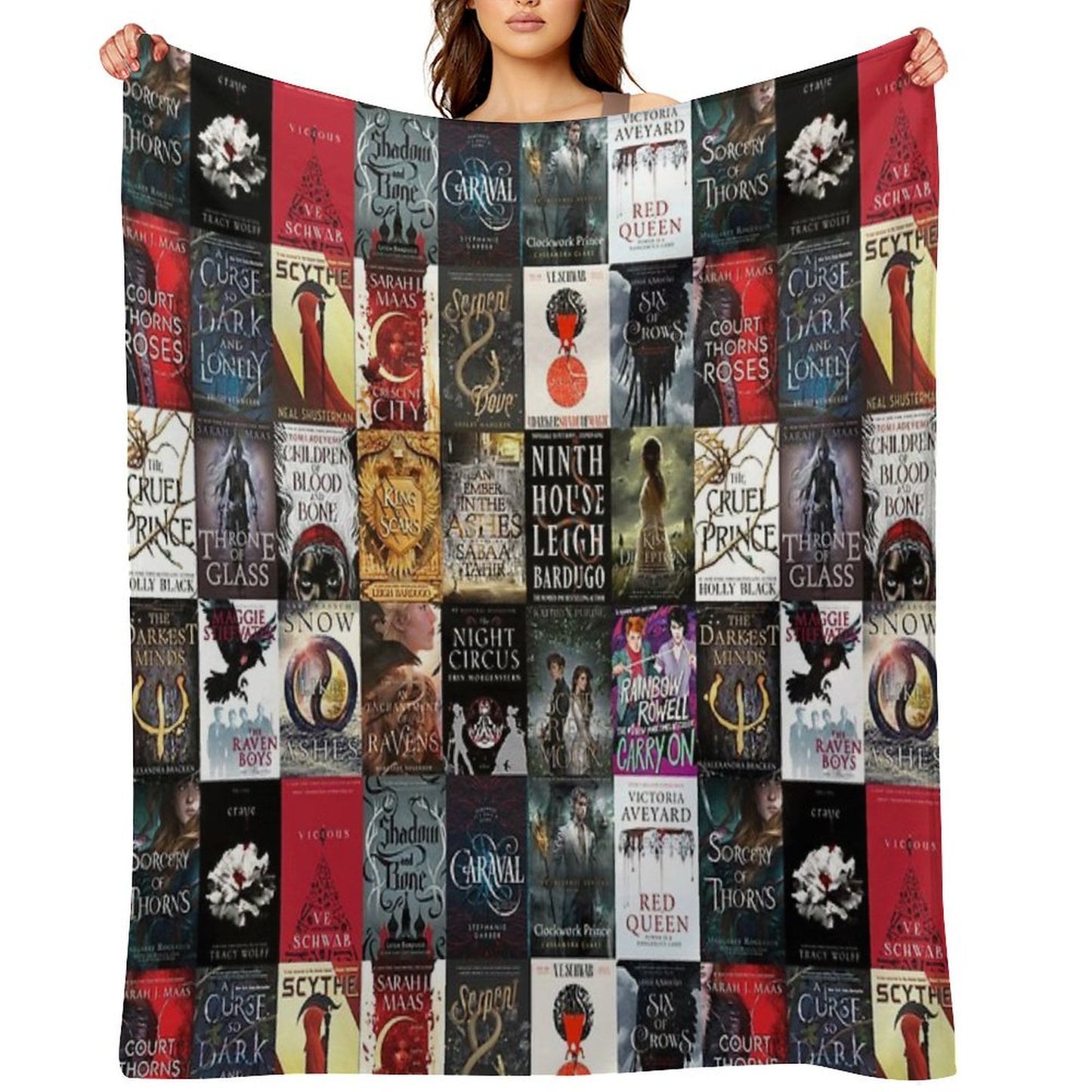 YA Young Adult Fantasy Books Blanket Premium Throw Blanket
