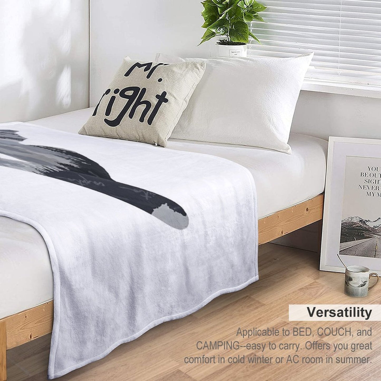 Snowboard Exposure SP DopeyArt Eco-conscious Throw Blanket