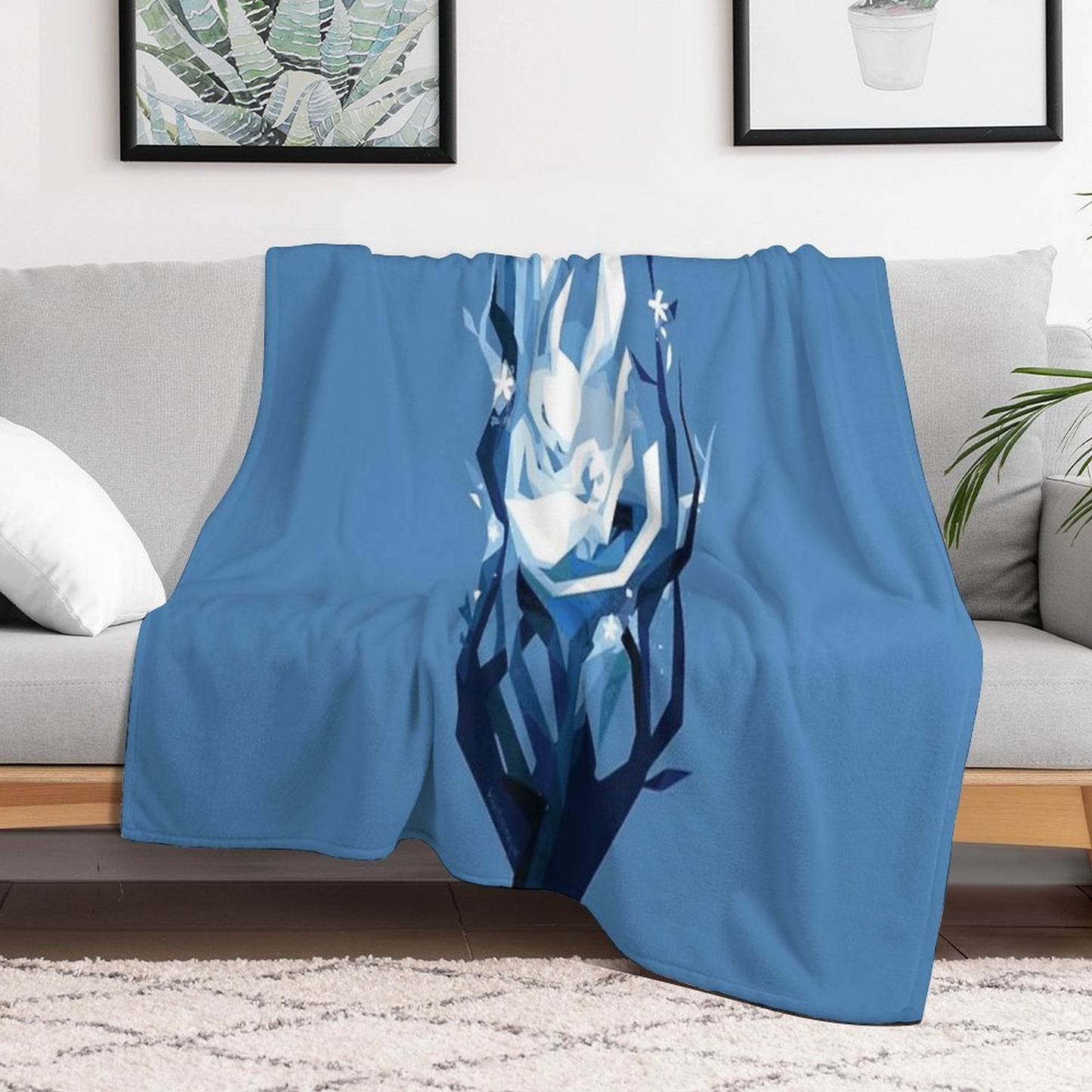 Ori Sleeping - Ori And The Will of Wisps - In The Blind Forest Anti-pilling Throw Blanket