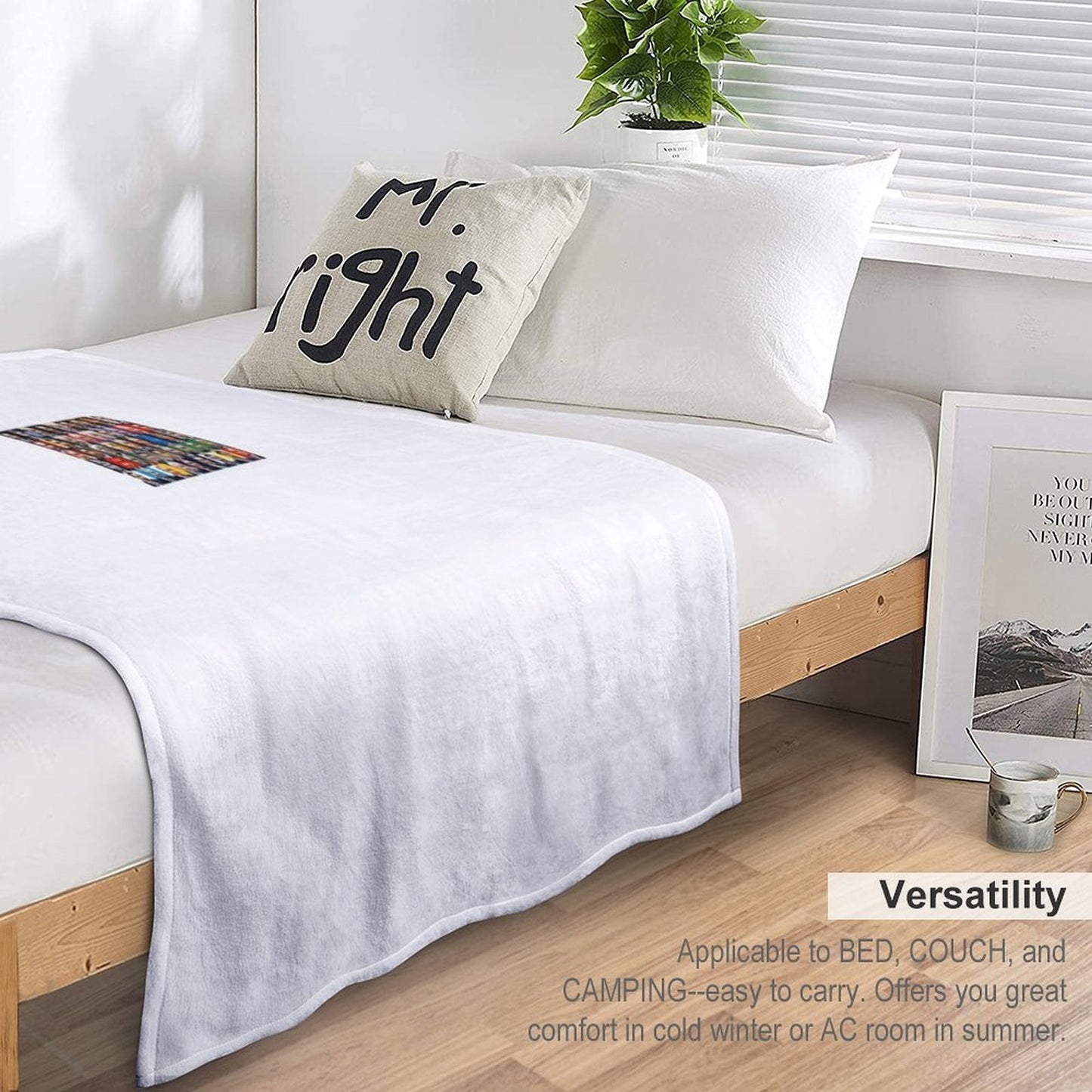World Great Leaders Machine-washable Throw Blanket