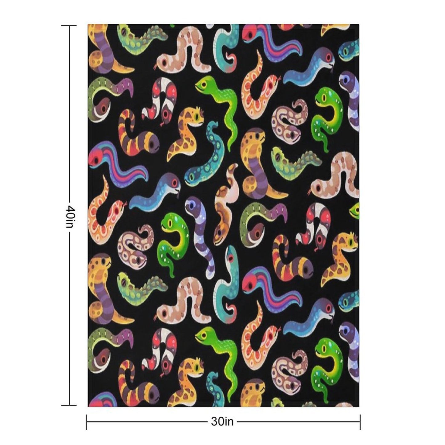 Serpent Day Quick-dry Throw Blanket