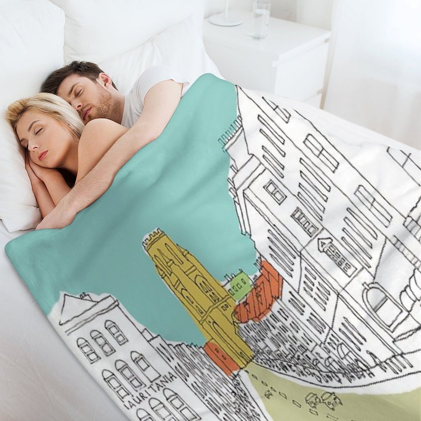 Park Street, Bristol, UK Shrink-resistant Throw Blanket