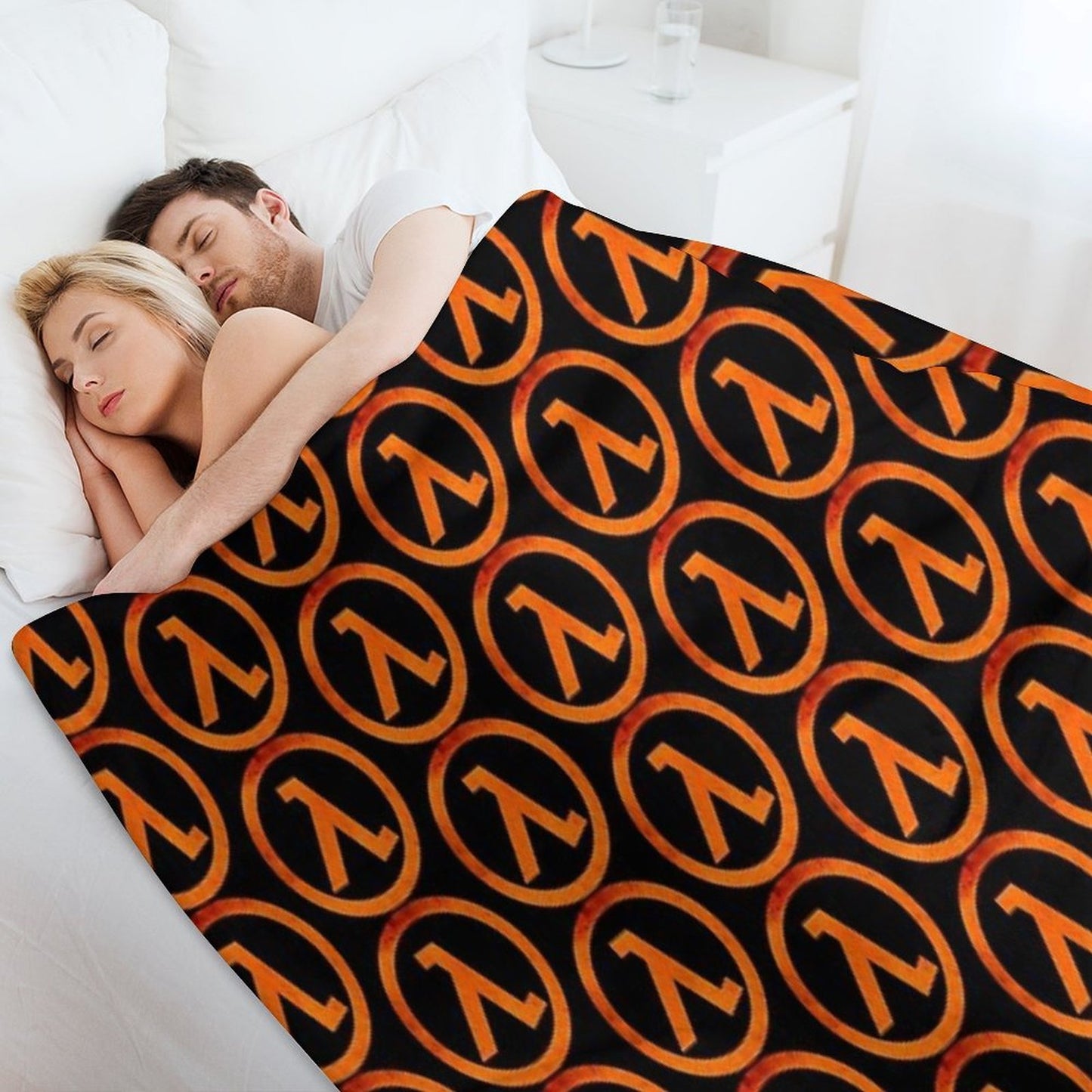 -GAMING- Half Life Rust Logo Shrink-resistant Throw Blanket