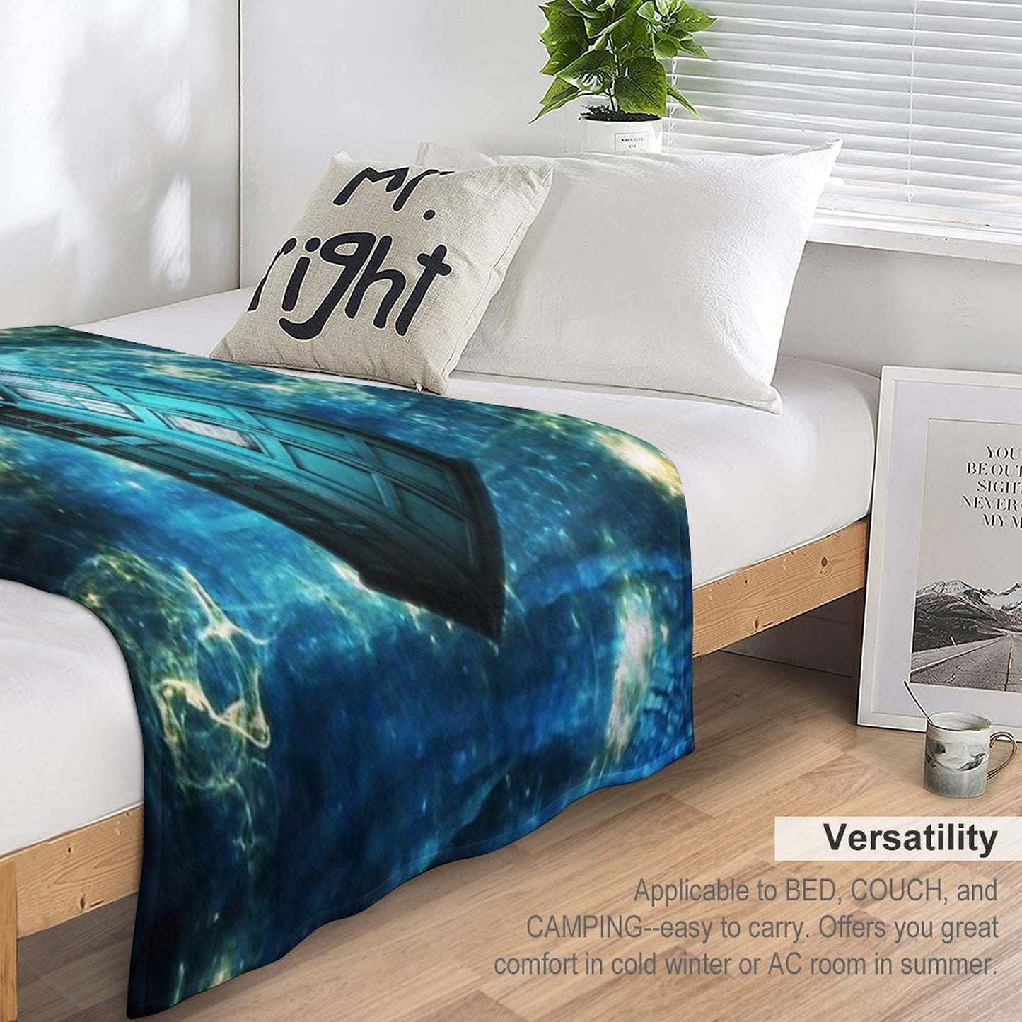 The Starry Night Sustainable Throw Blanket