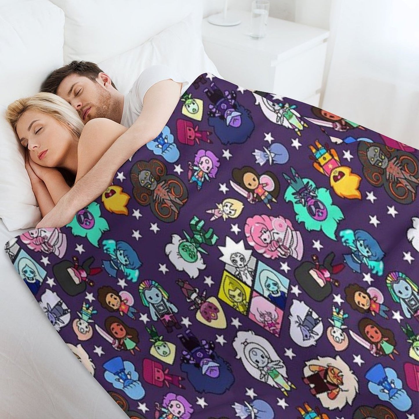 Crystal Gems Lightweight Throw Blanket