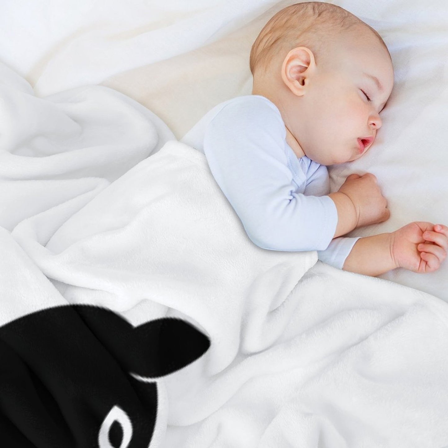 Yin Yang Squirrel - Zen Yoga Symbol Easy Care Throw Blanket