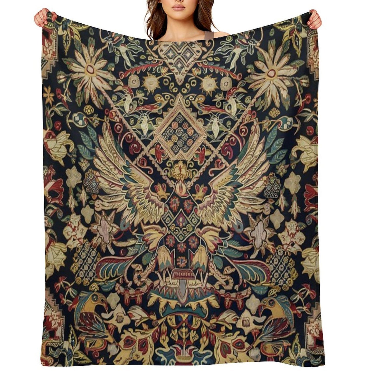 Weird Pattern Travel-friendly Throw Blanket