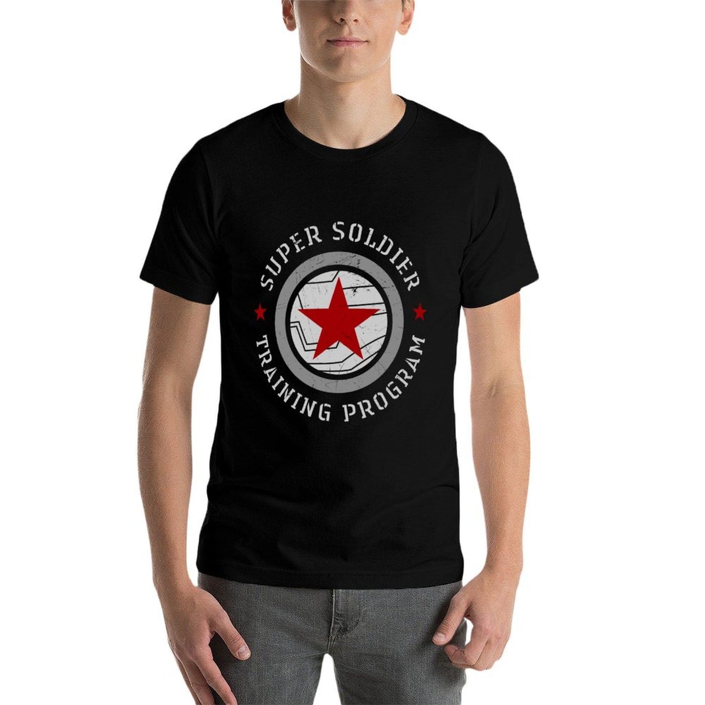 Marvel Winter Soldier Super Soldier Training Program Durable T-Shirt