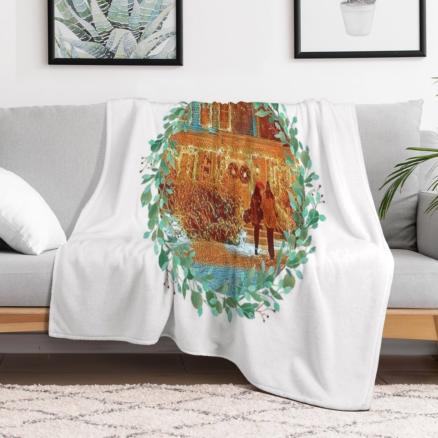 Christmas at Stars Hollow Comfort Throw Blanket