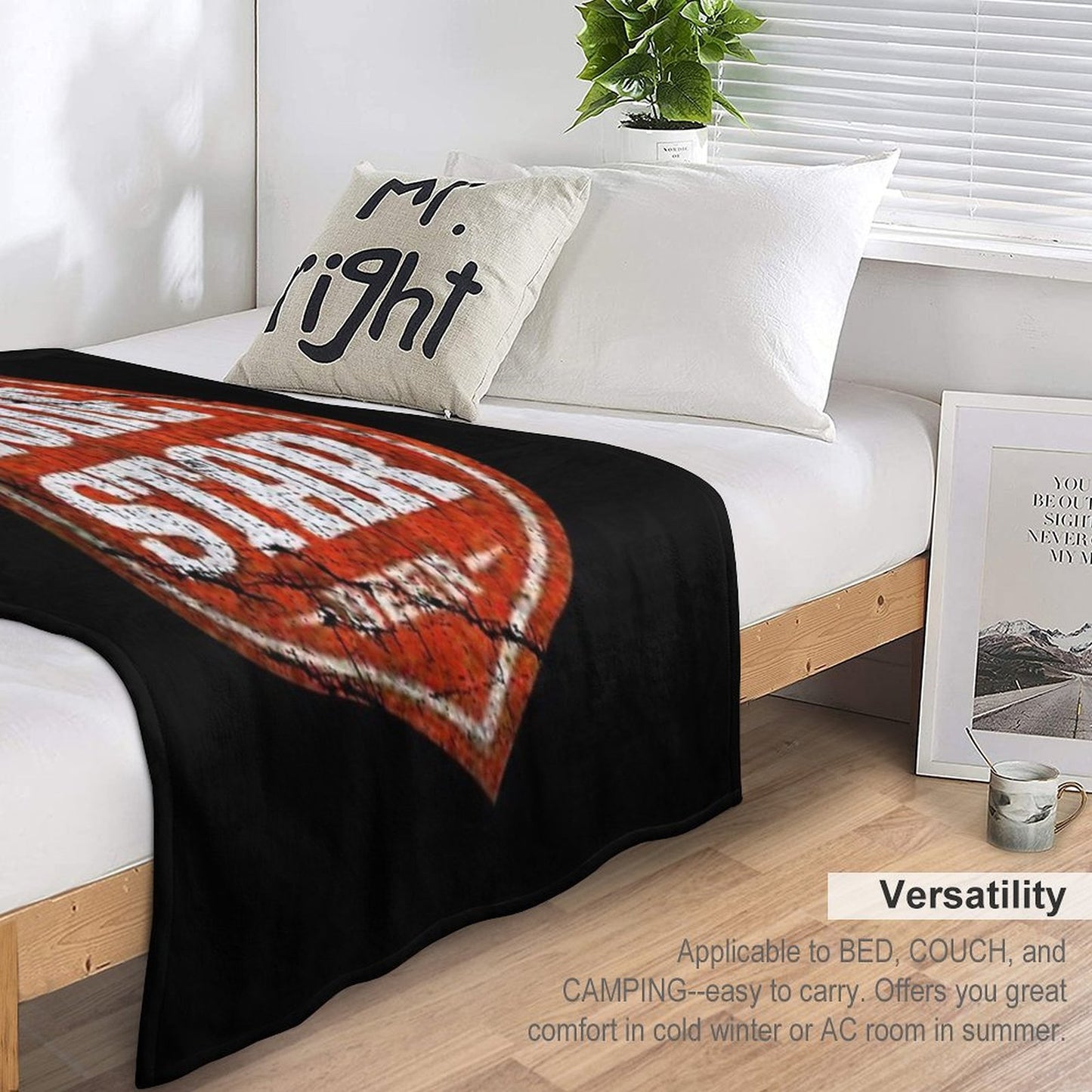 Vintage 1884 Beers Star Anti-pilling Throw Blanket